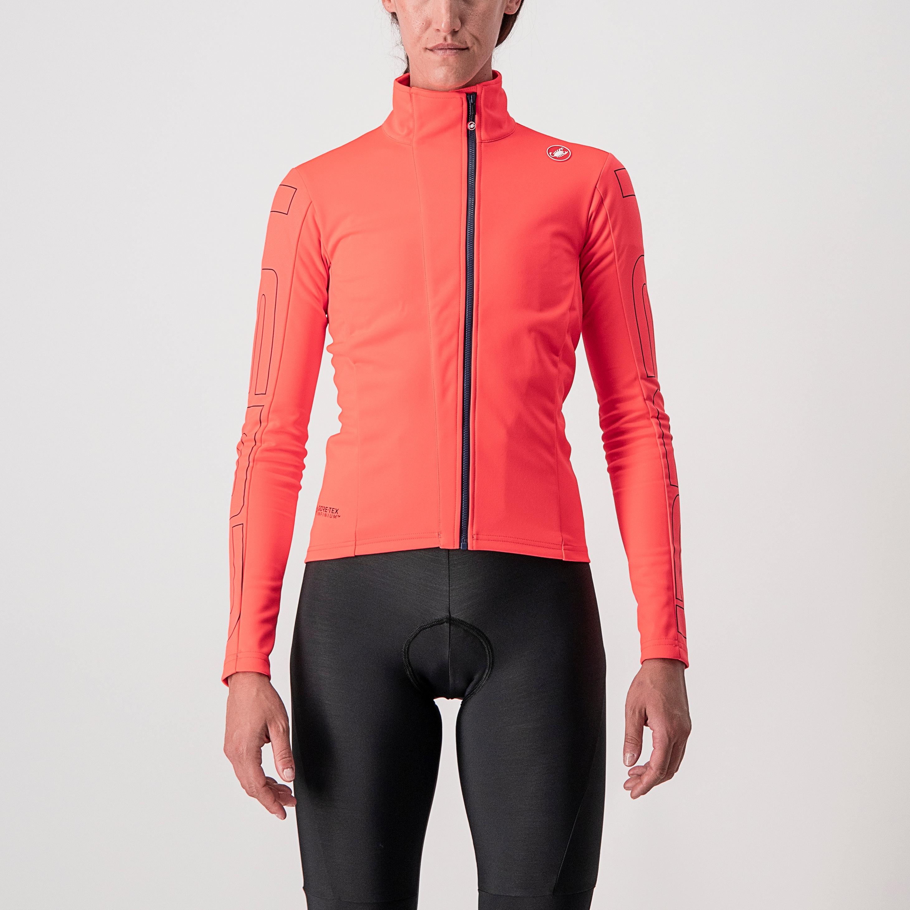 Transition w jacket - brilliant pink/dark steel blue - castelli