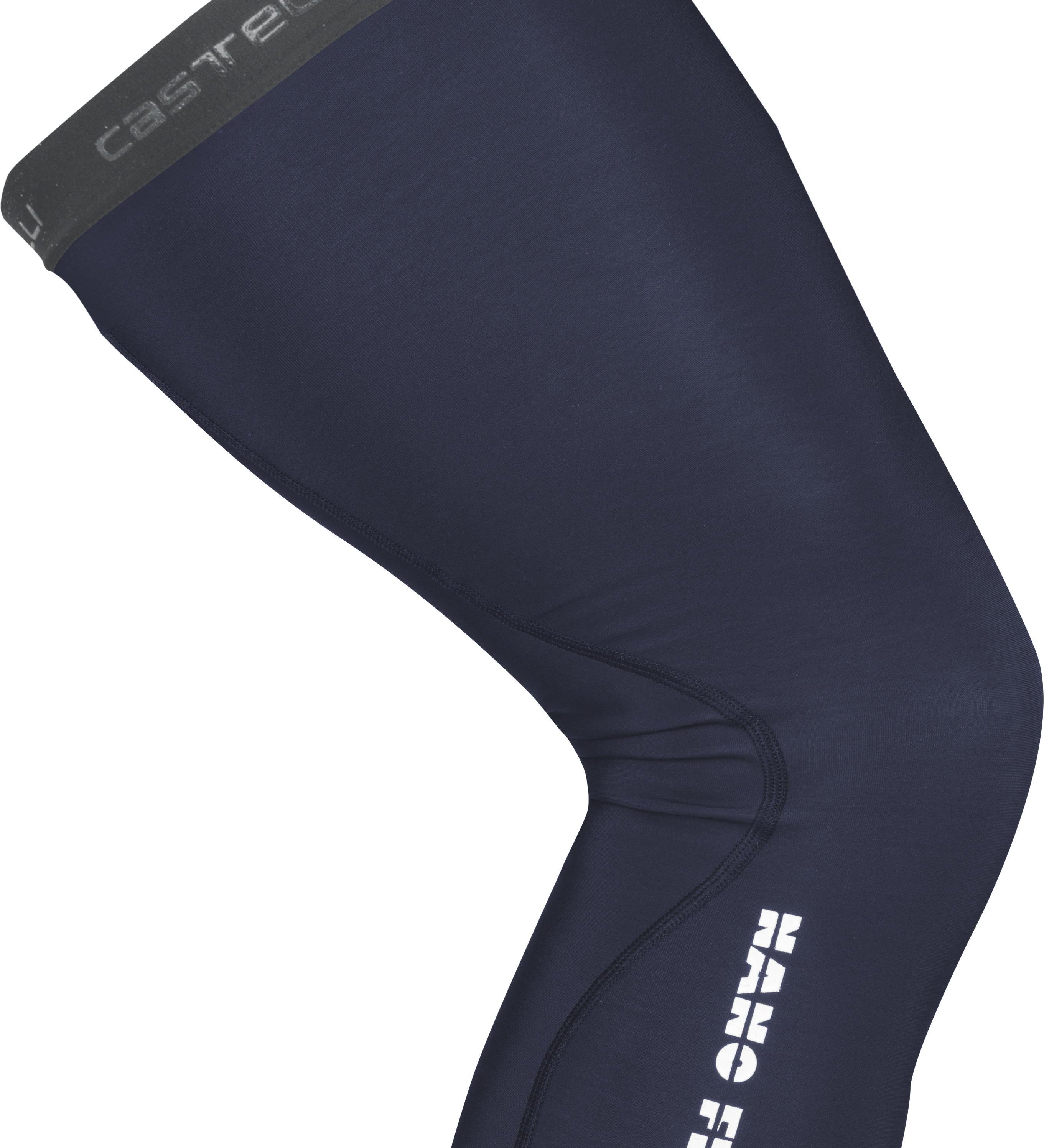 Nano flex 3g kneewarmer - savile blue - castelli
