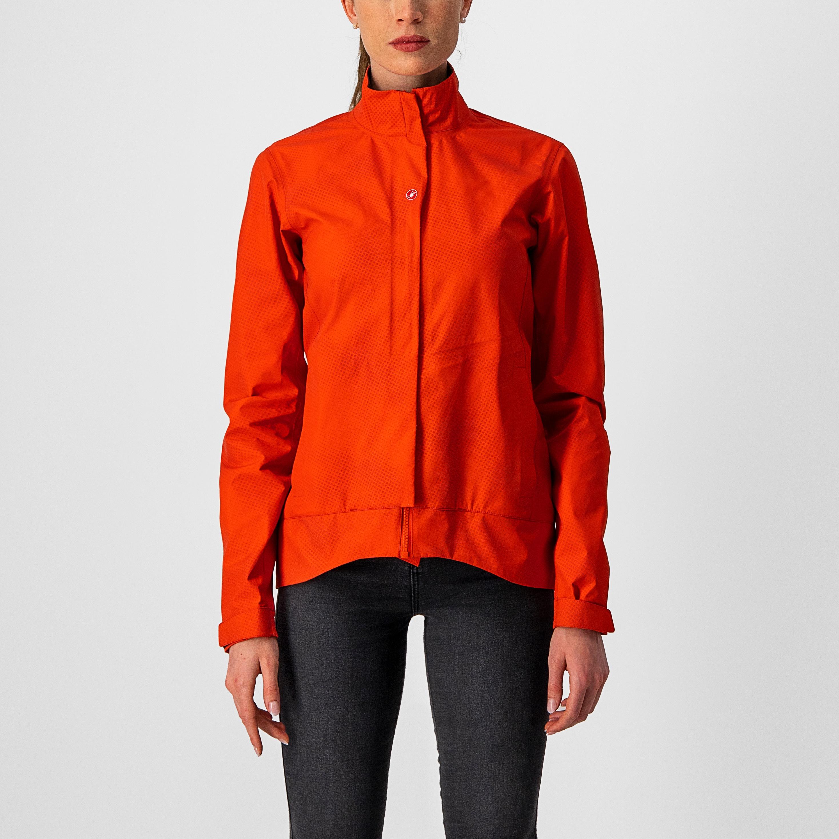 Commuter w reflex jacket - fiery red - castelli