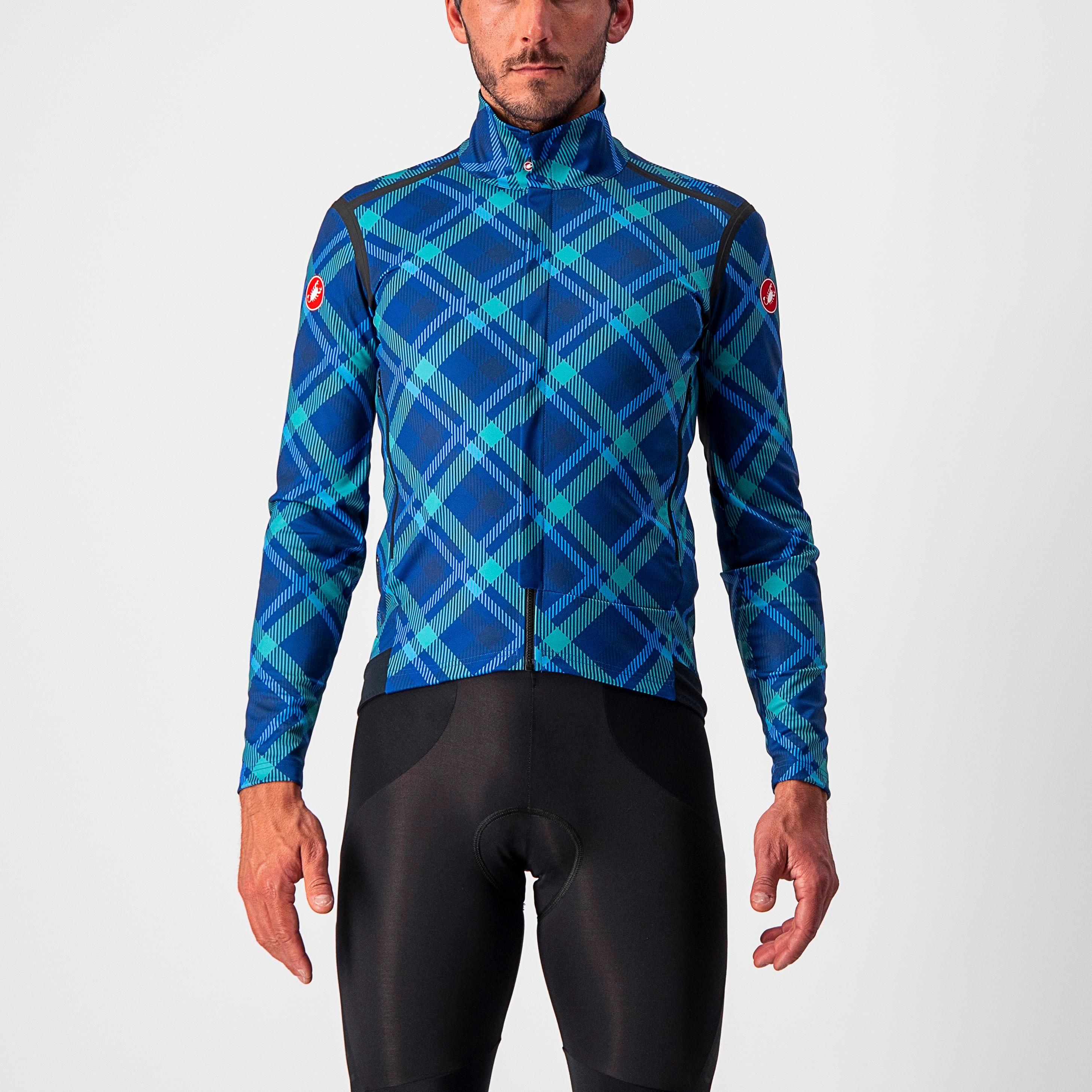 Perfetto ros long sleeve - ocean blue/malachite green-pla - castelli