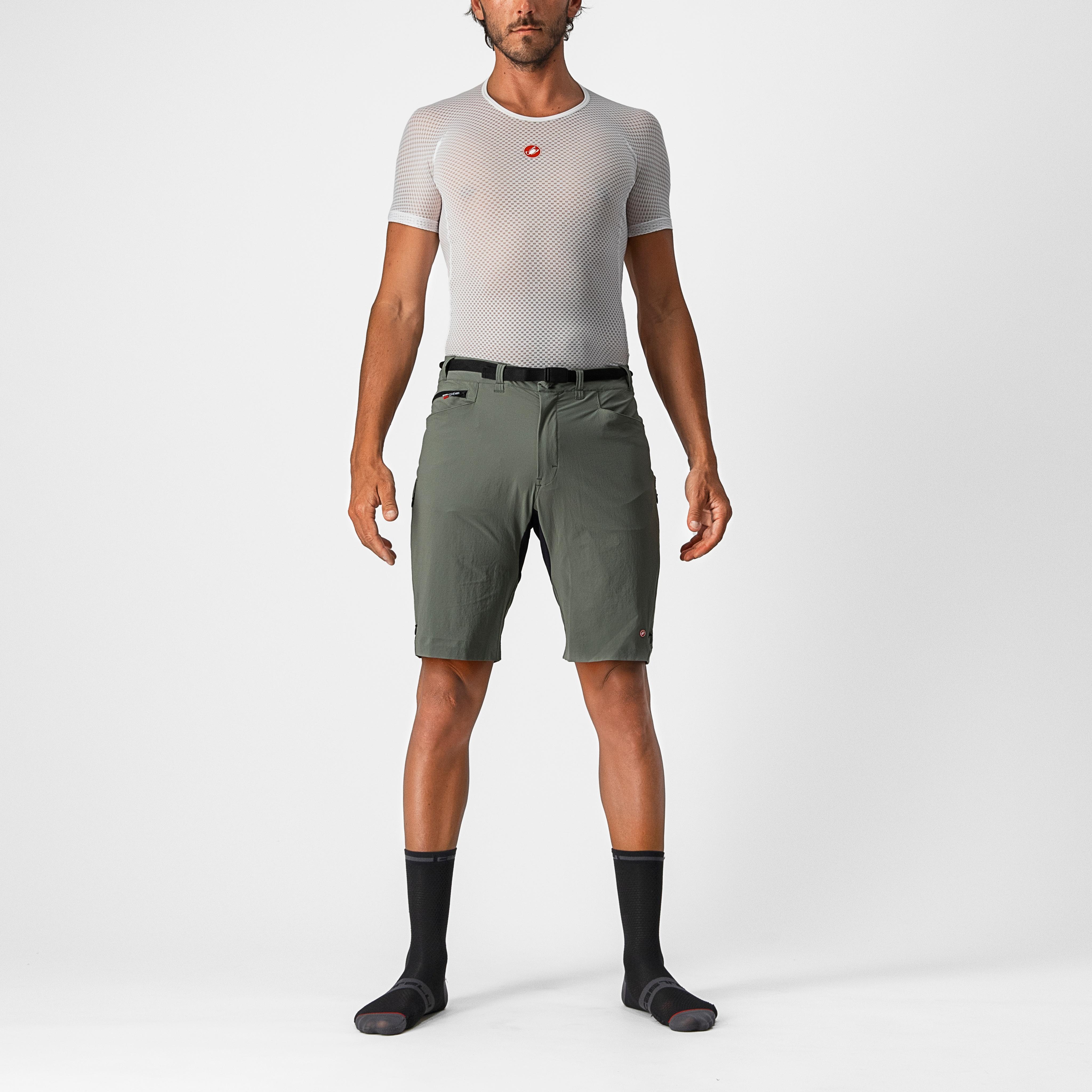 Unlimited trail baggy short - forest gray - castelli