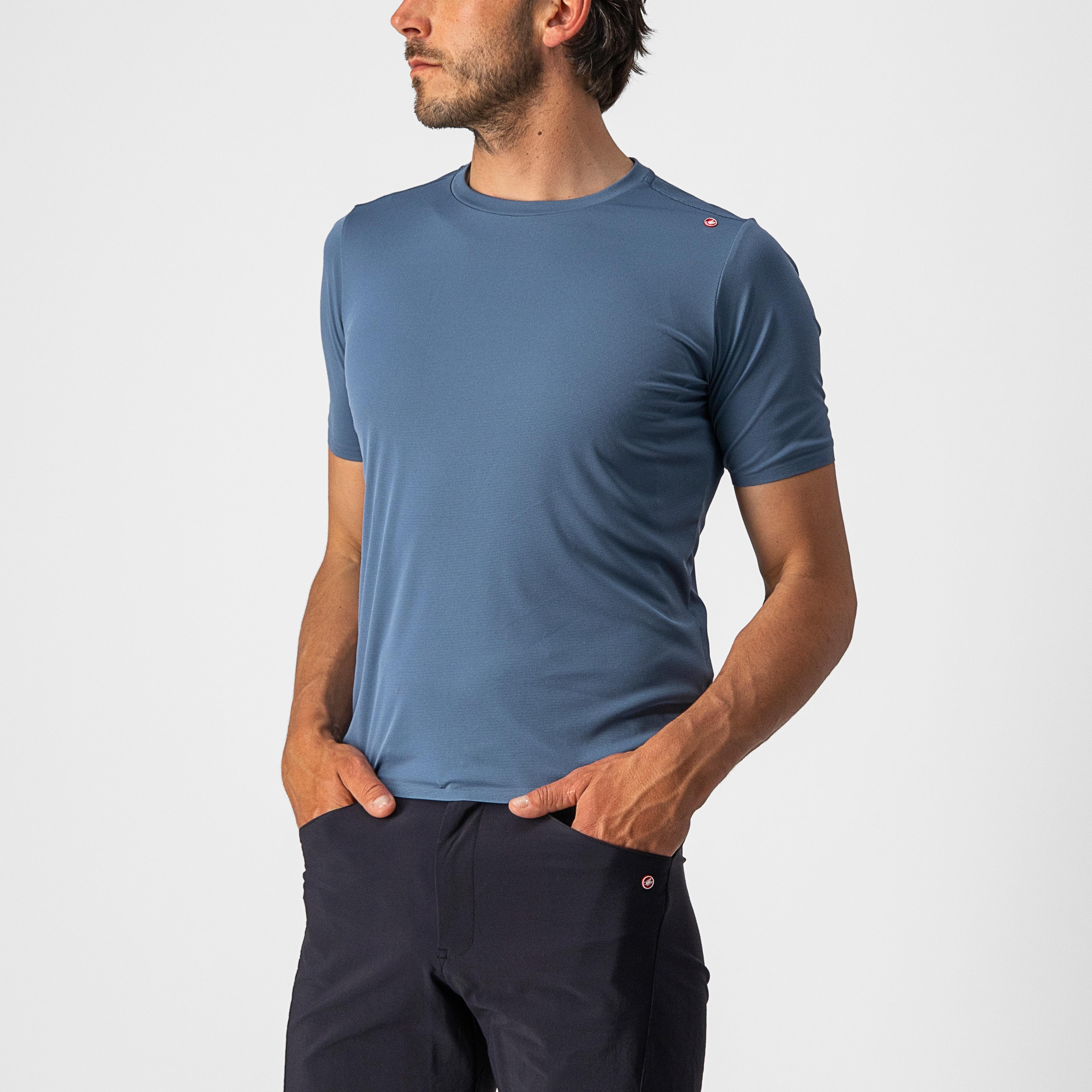 Tech 2 tee - light steel blue - castelli