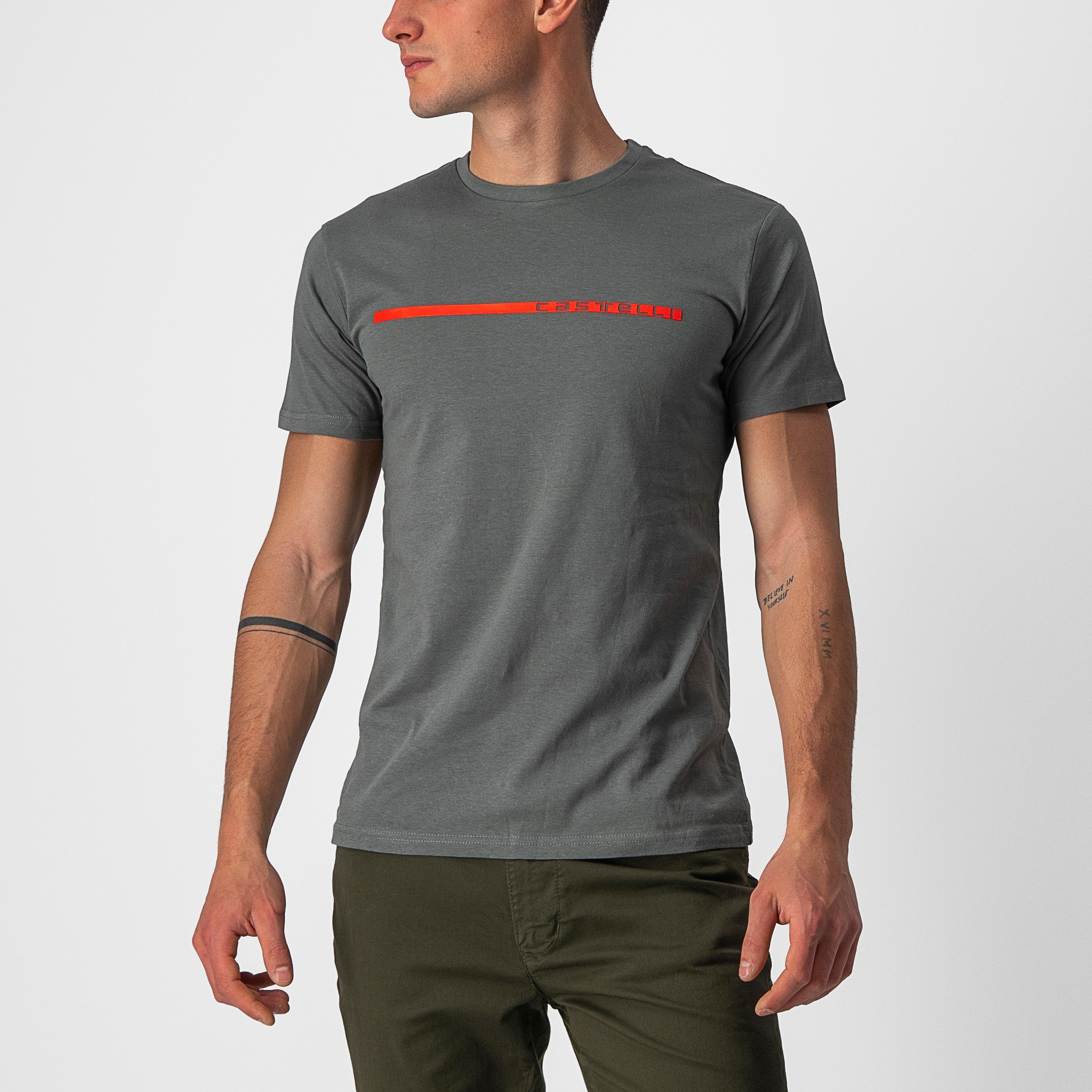 Ventaglio tee - faded dream/red - castelli
