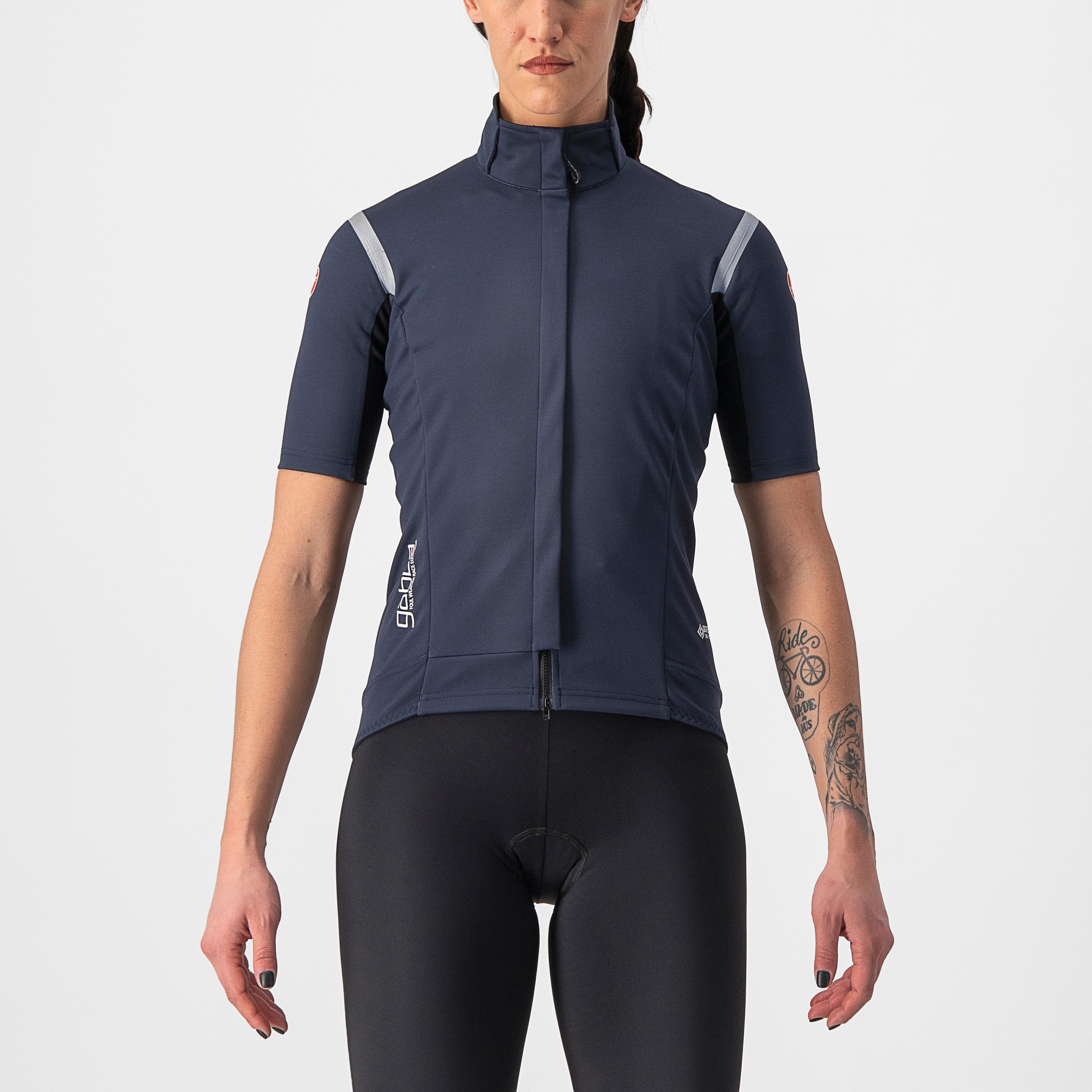 Gabba ros 2 w - savile blue/silver reflex - castelli