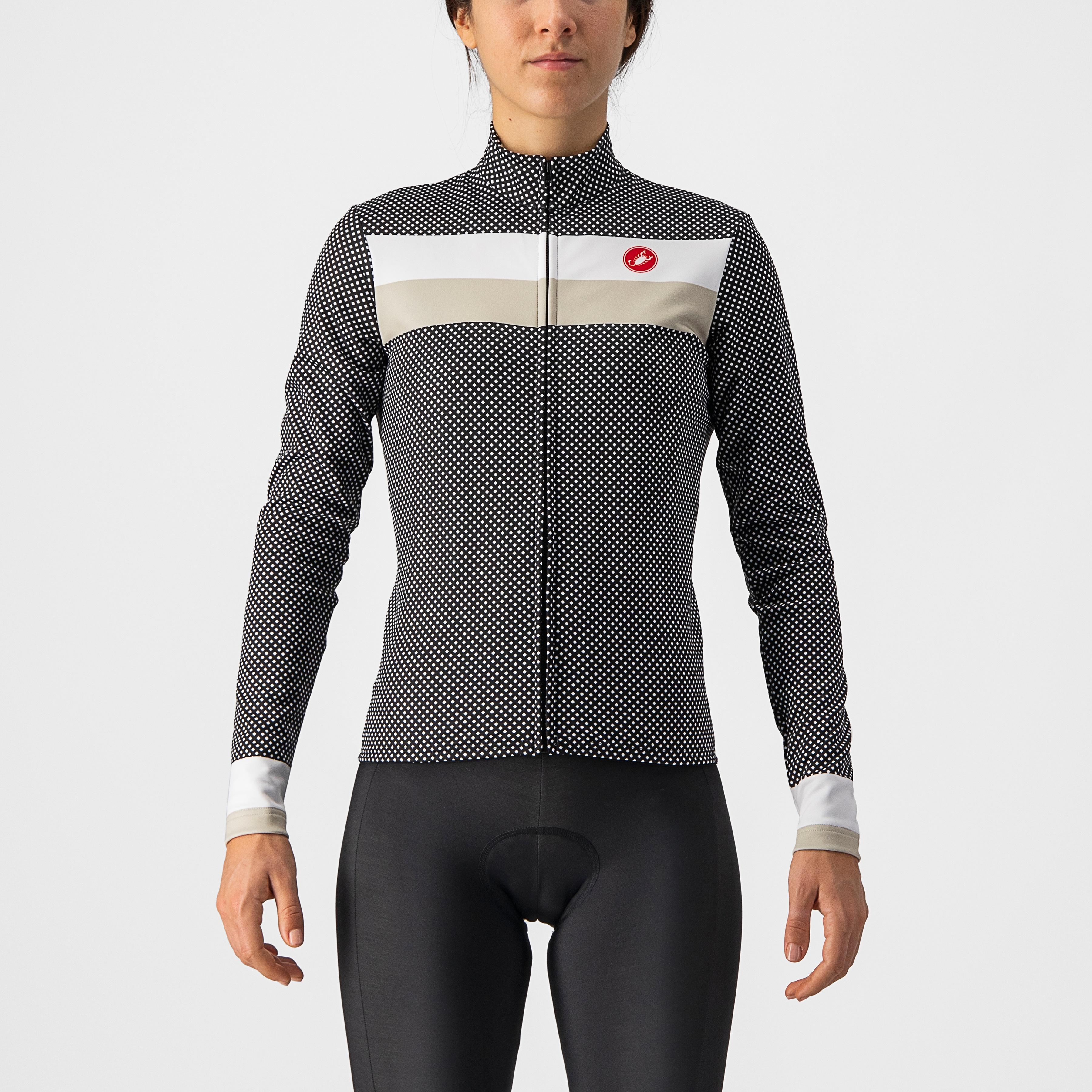 Volare ls jersey - black/white-chalk - castelli