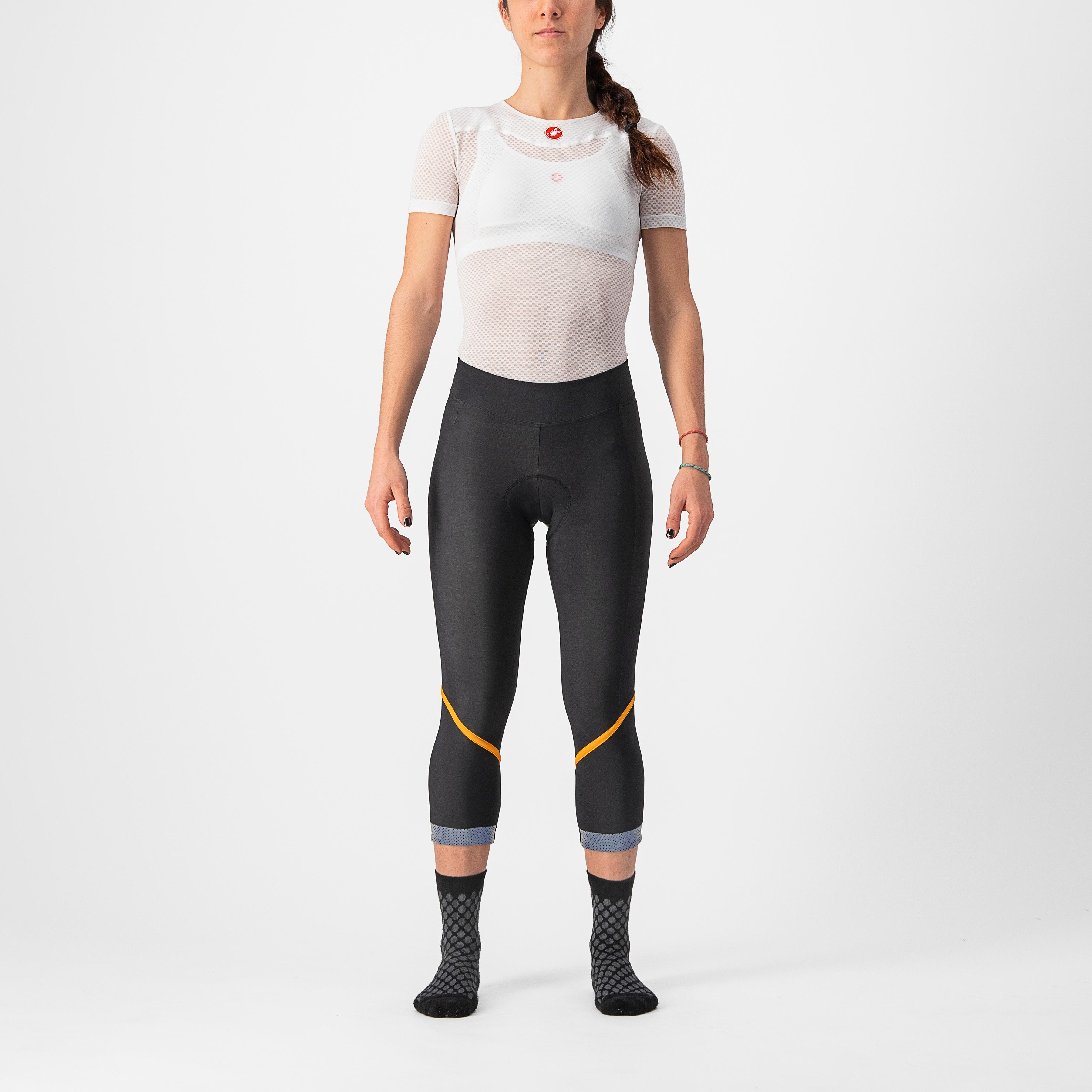 Velocissima thermal knicker - black/melon-silver reflex - castelli
