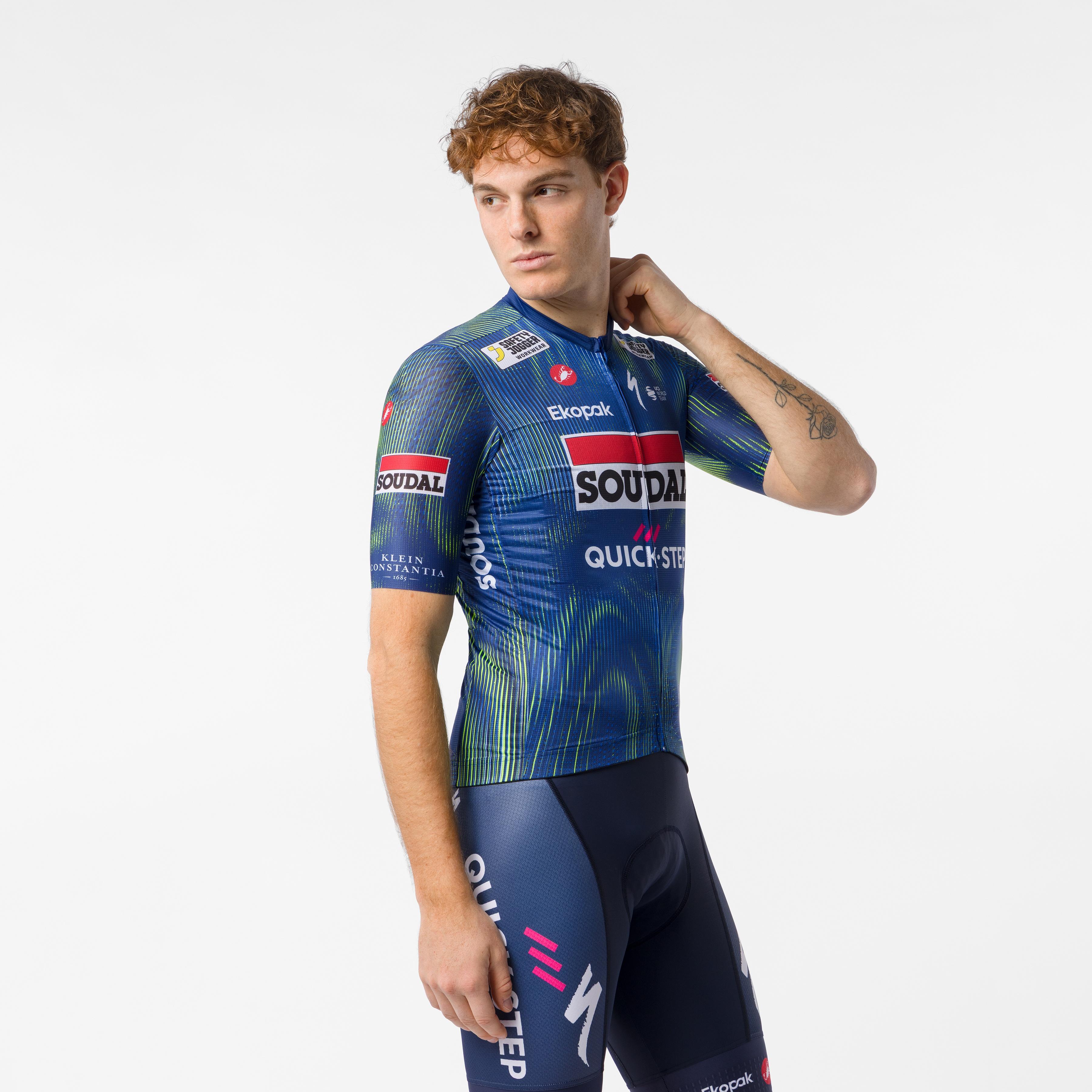 Castelli Quick-Step 半袖ジャージ Lサイズ 美品 男性用サイクリングジャージ COMPETIZIONE 4 JERSEY - Castelli Cycling