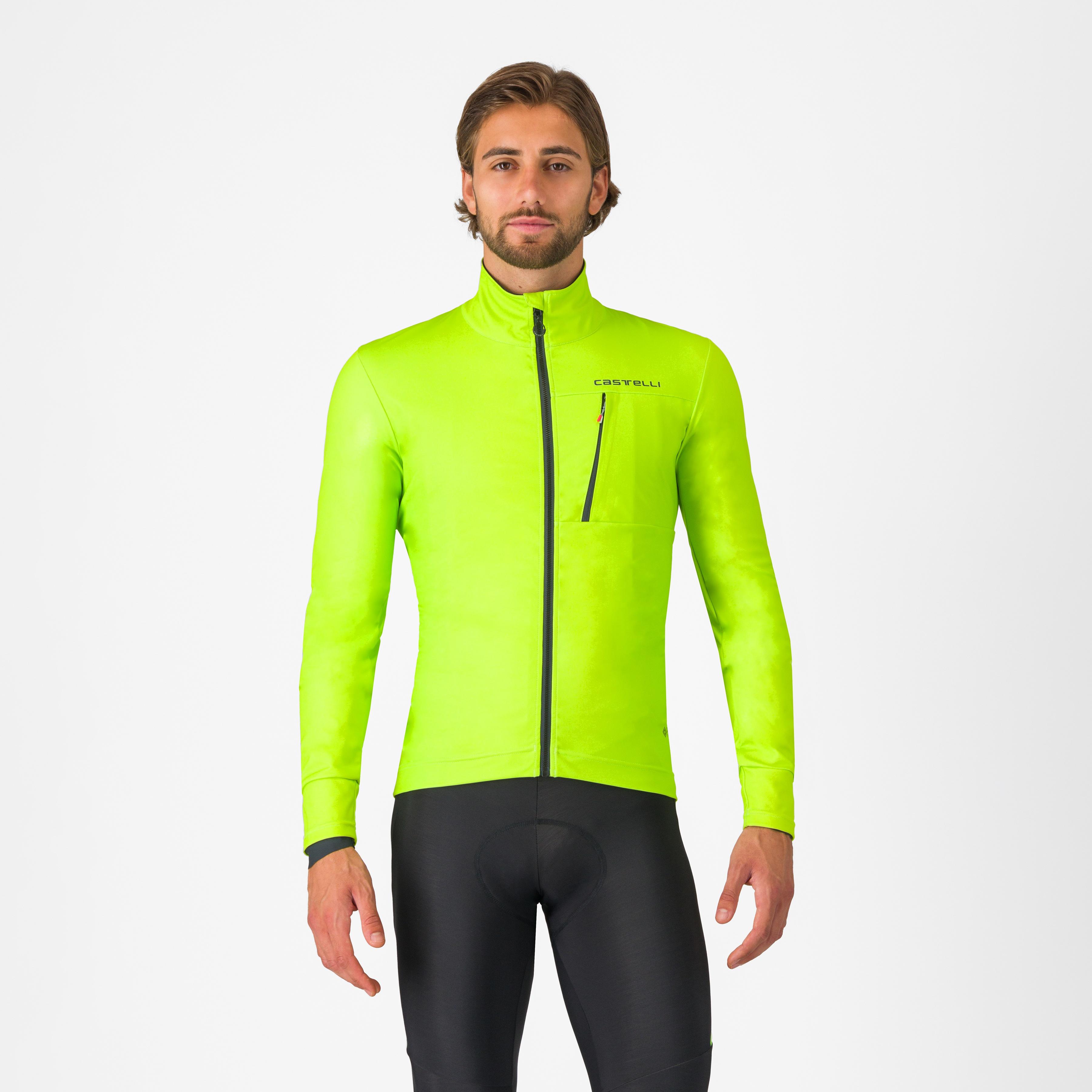 Go jacket - electric lime/black - castelli