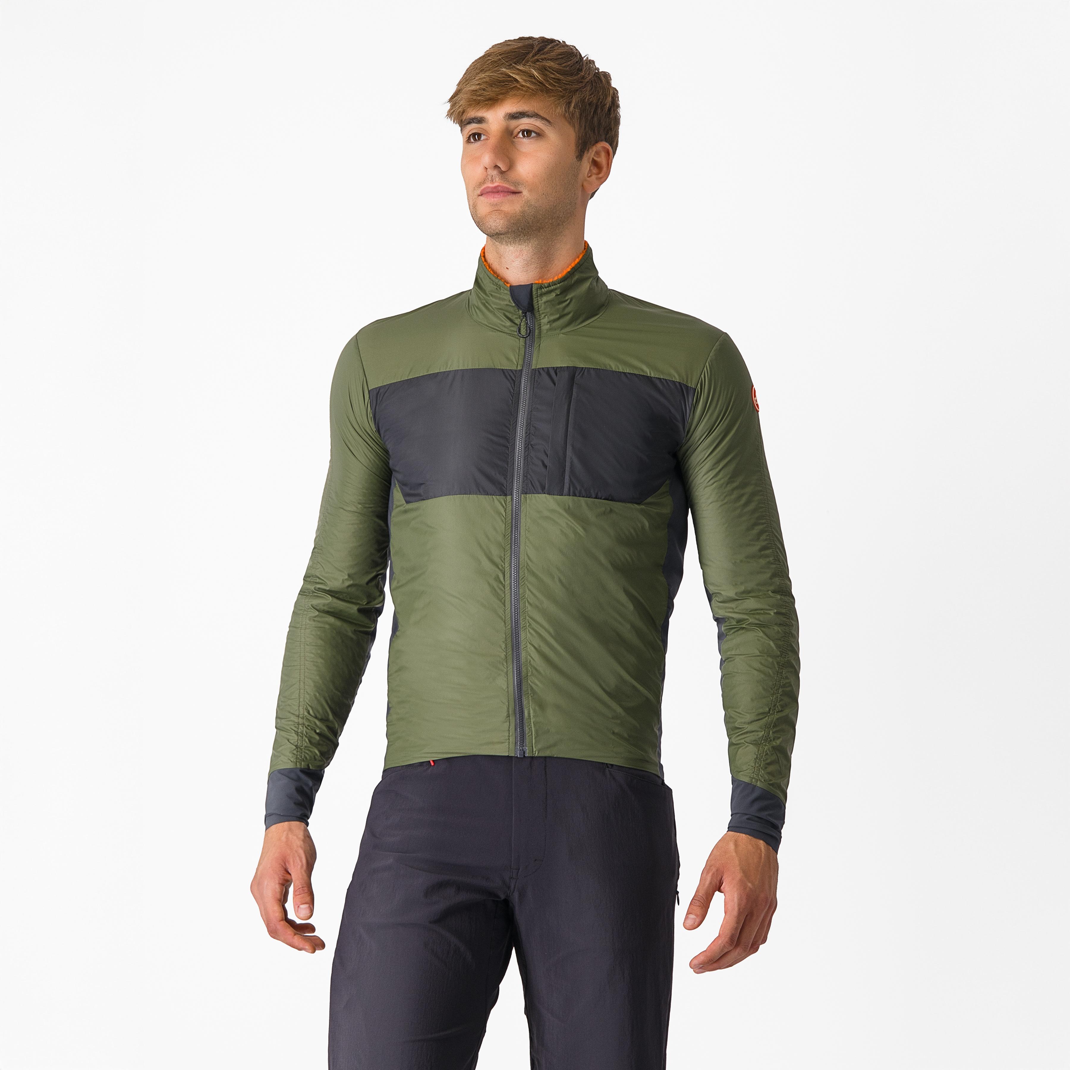 Unlimited puffy jacket - light military green/dark gray - castelli
