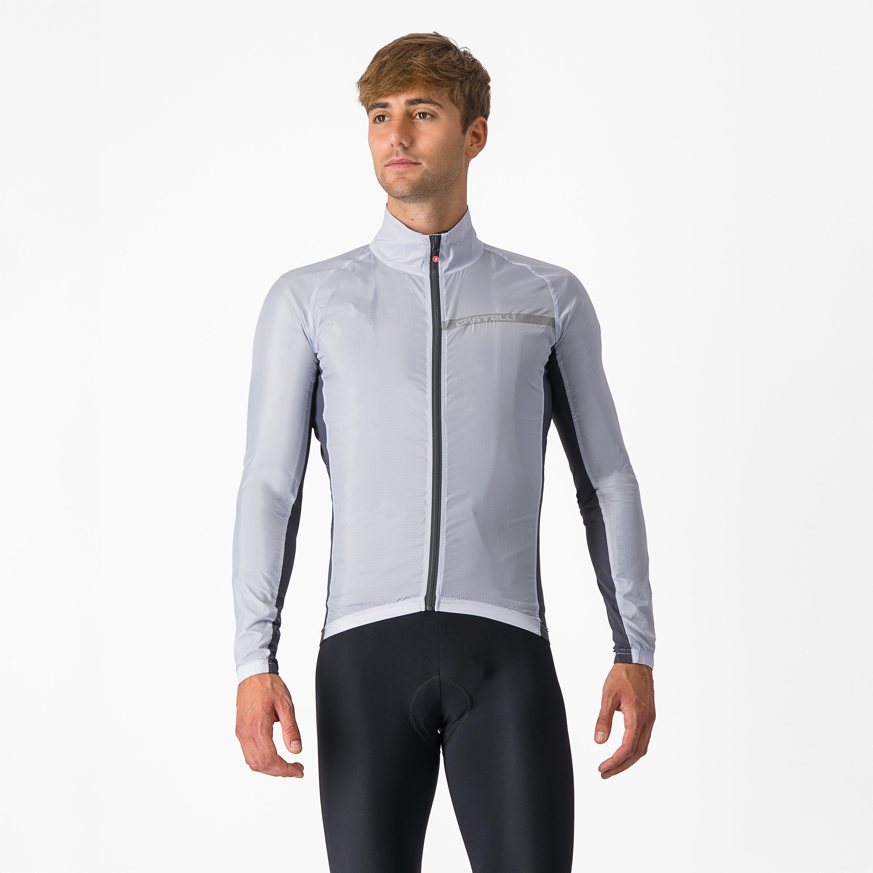 Squadra stretch jacket - silver gray/dark gray - castelli