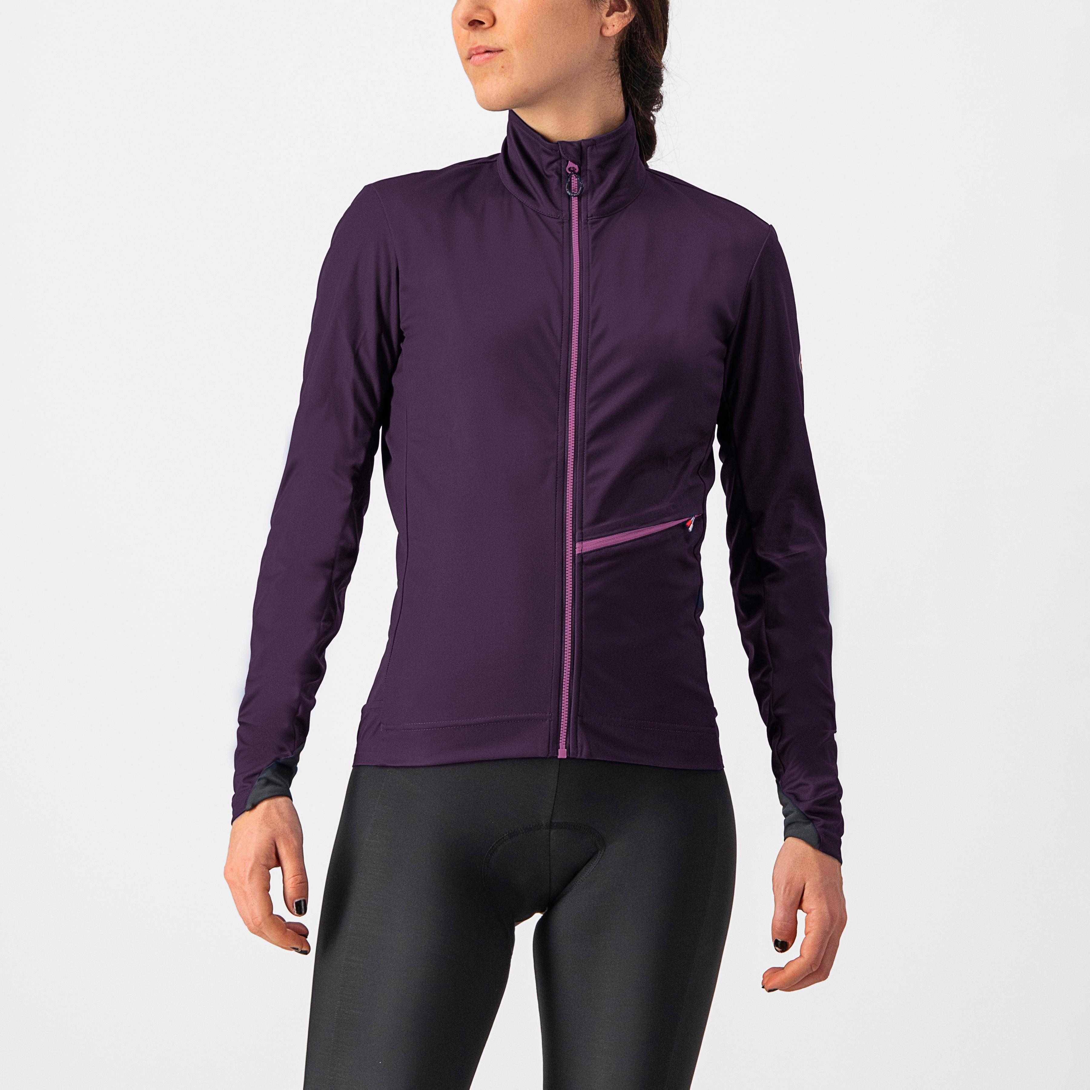Go w jacket - night shade/purple dew - castelli
