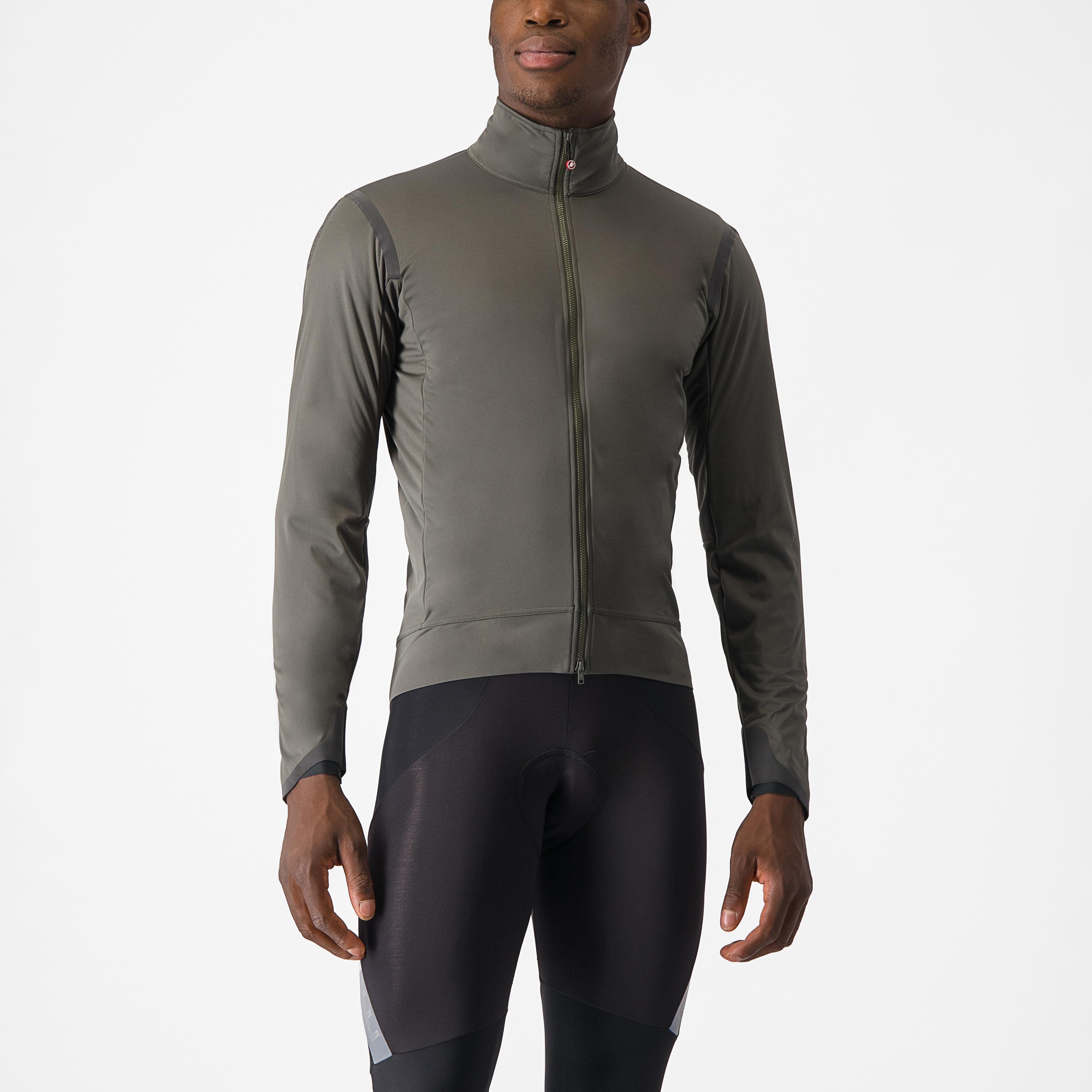 Alpha ultimate insulated jacket - military green/black-electric - castelli