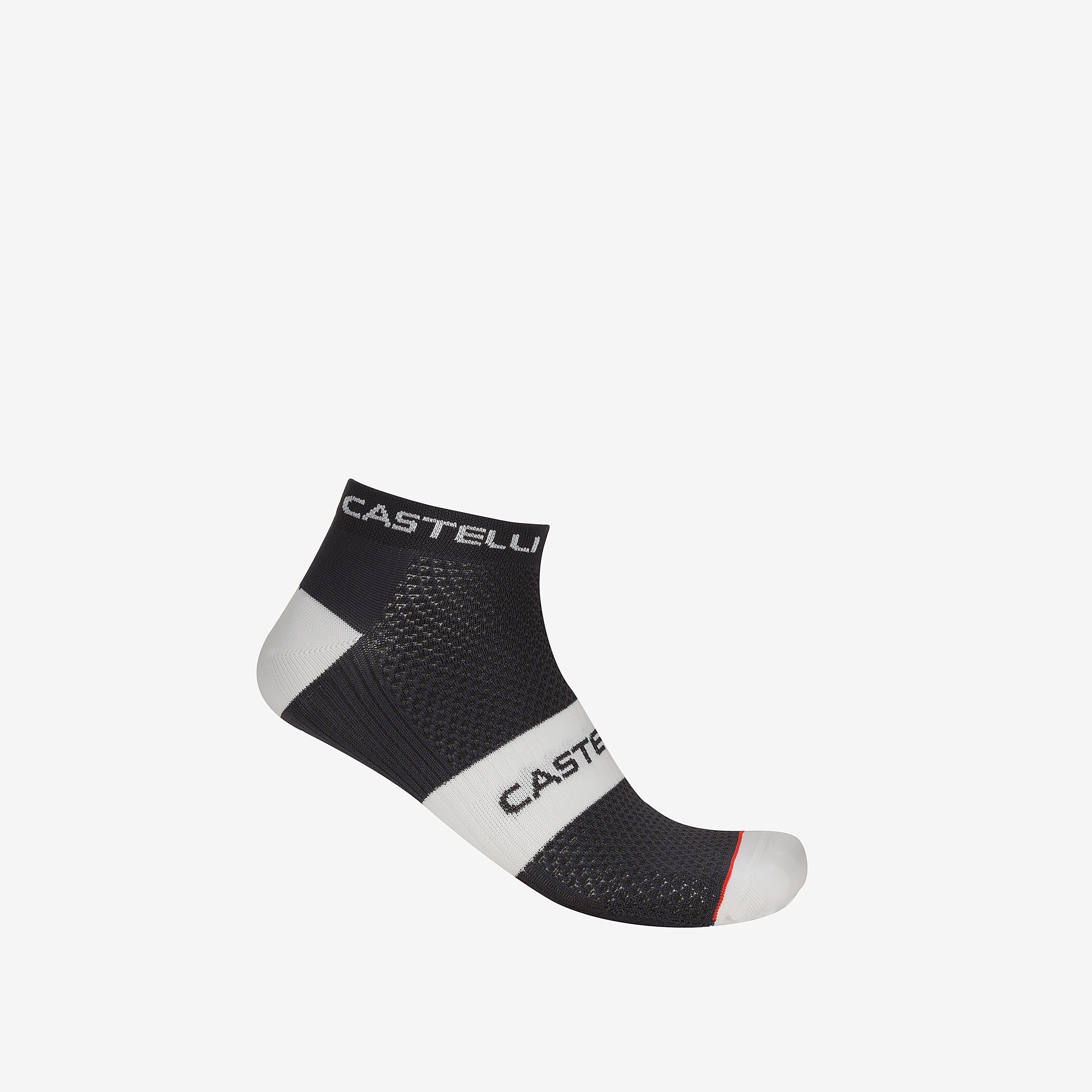 Lowboy 2 sock - black white - castelli