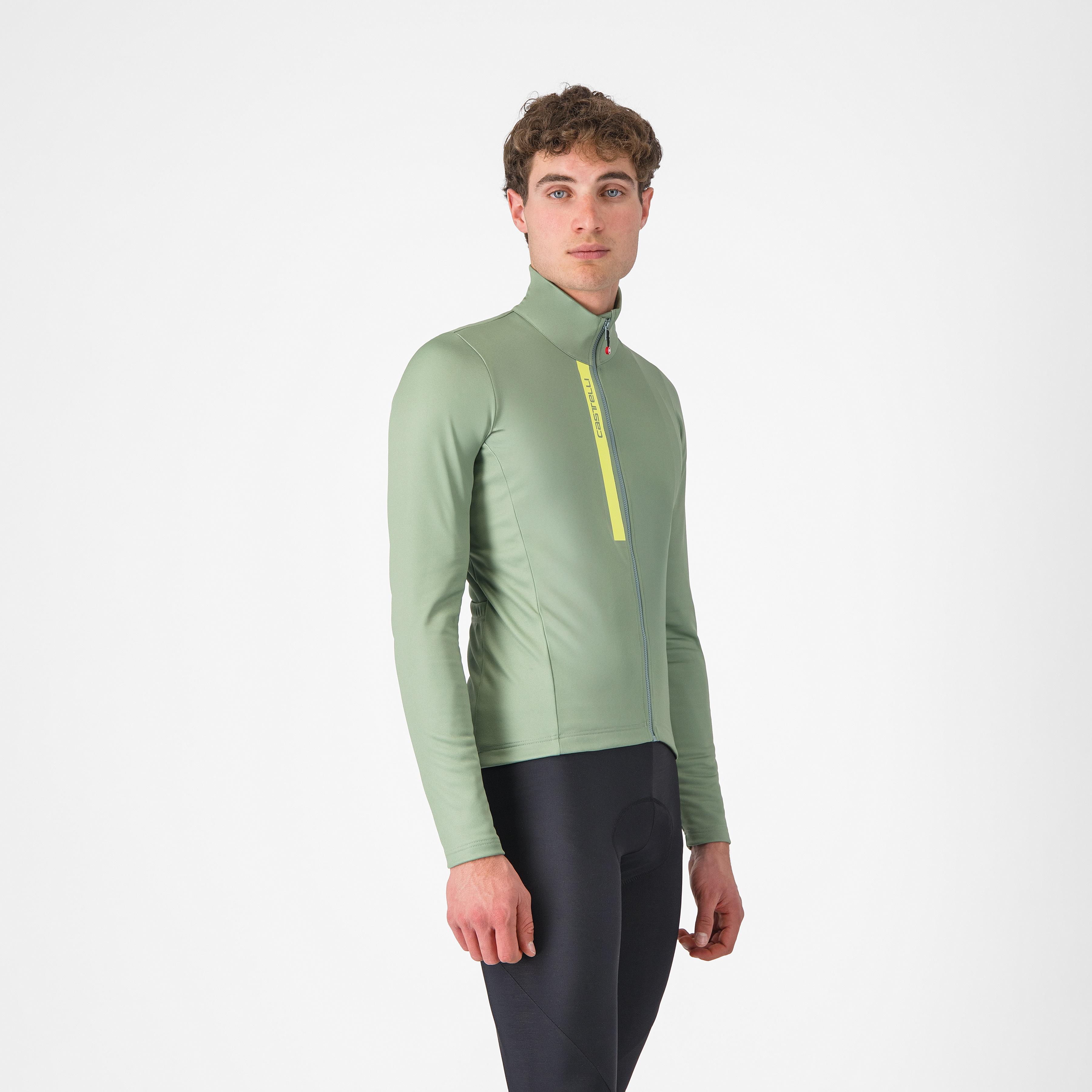 Entrata thermal jersey - green pepper/electric lime - castelli