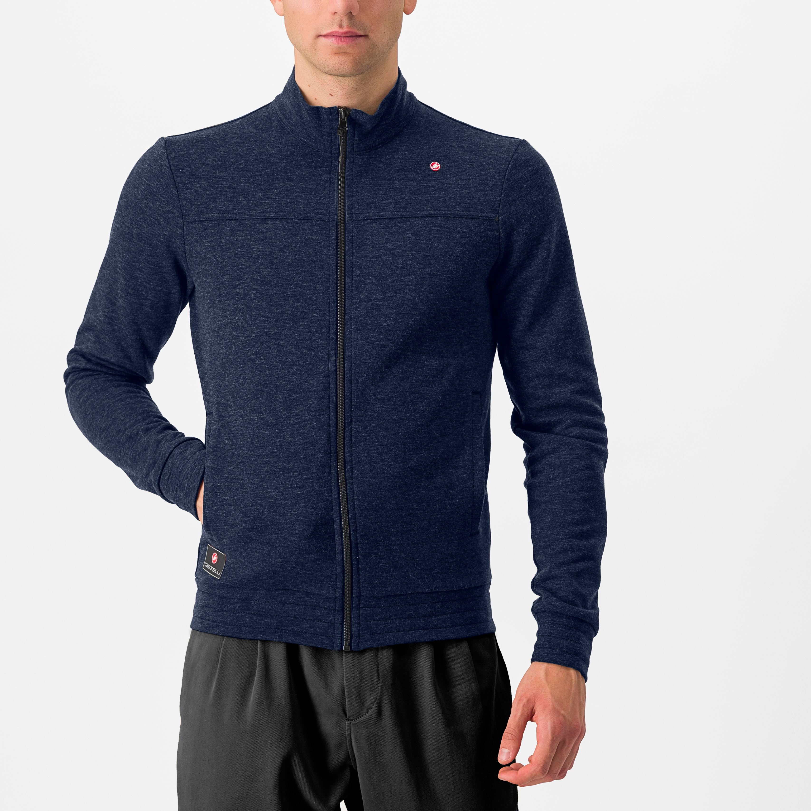 Vigorelli track jacket - savile blue - castelli