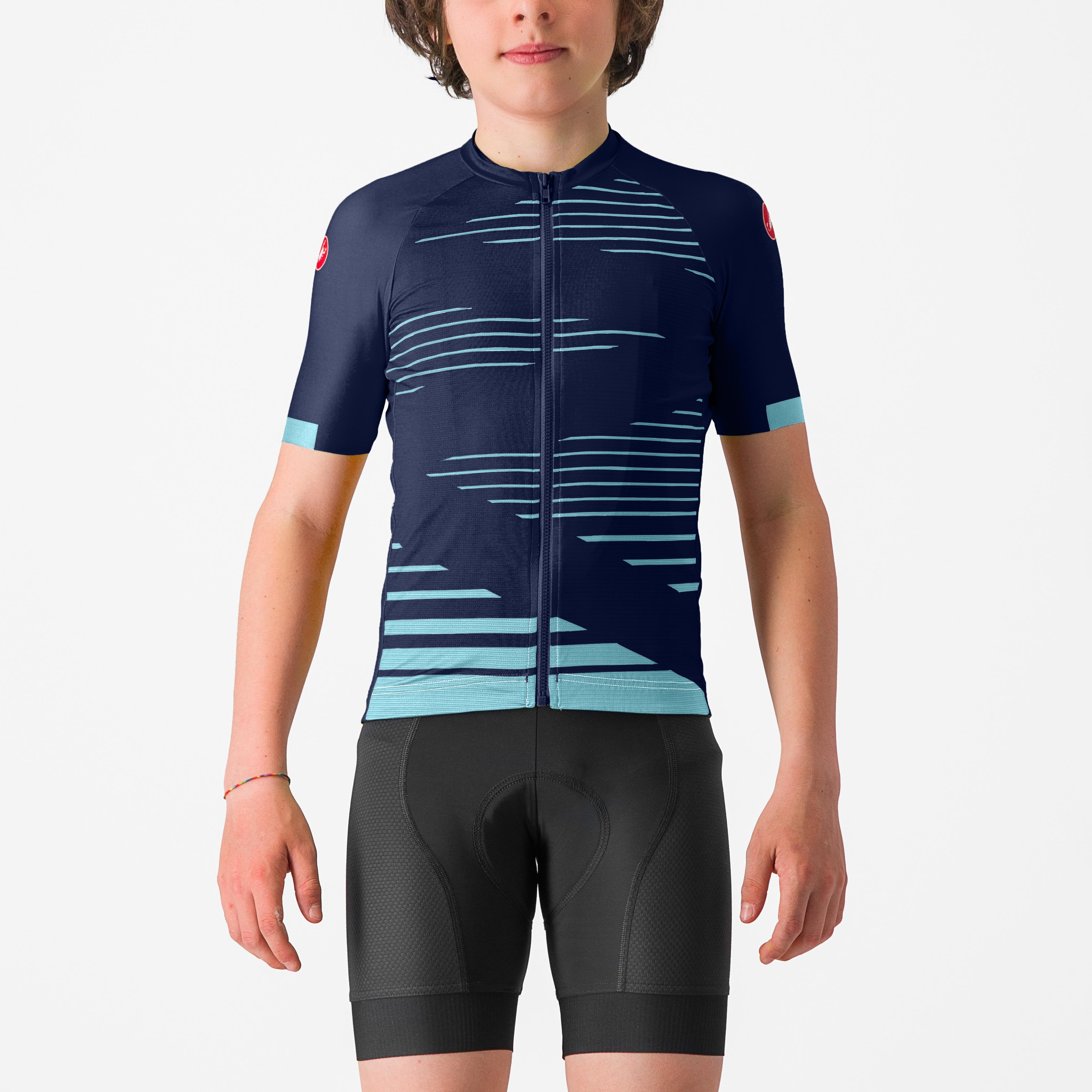 Aero kid jersey - belgian blue/pool blue - castelli