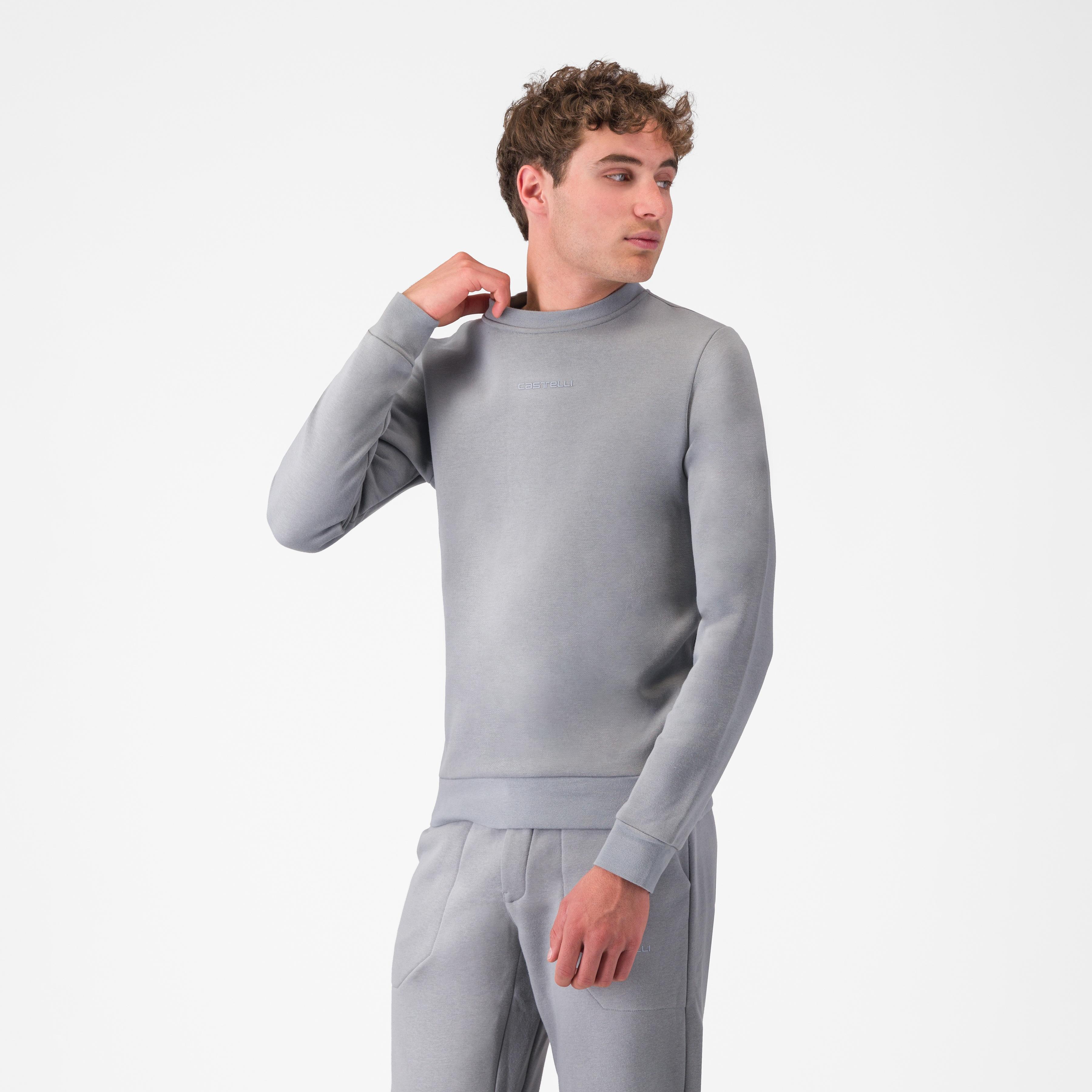 Classico sweatshirt - cool gray 8c - castelli