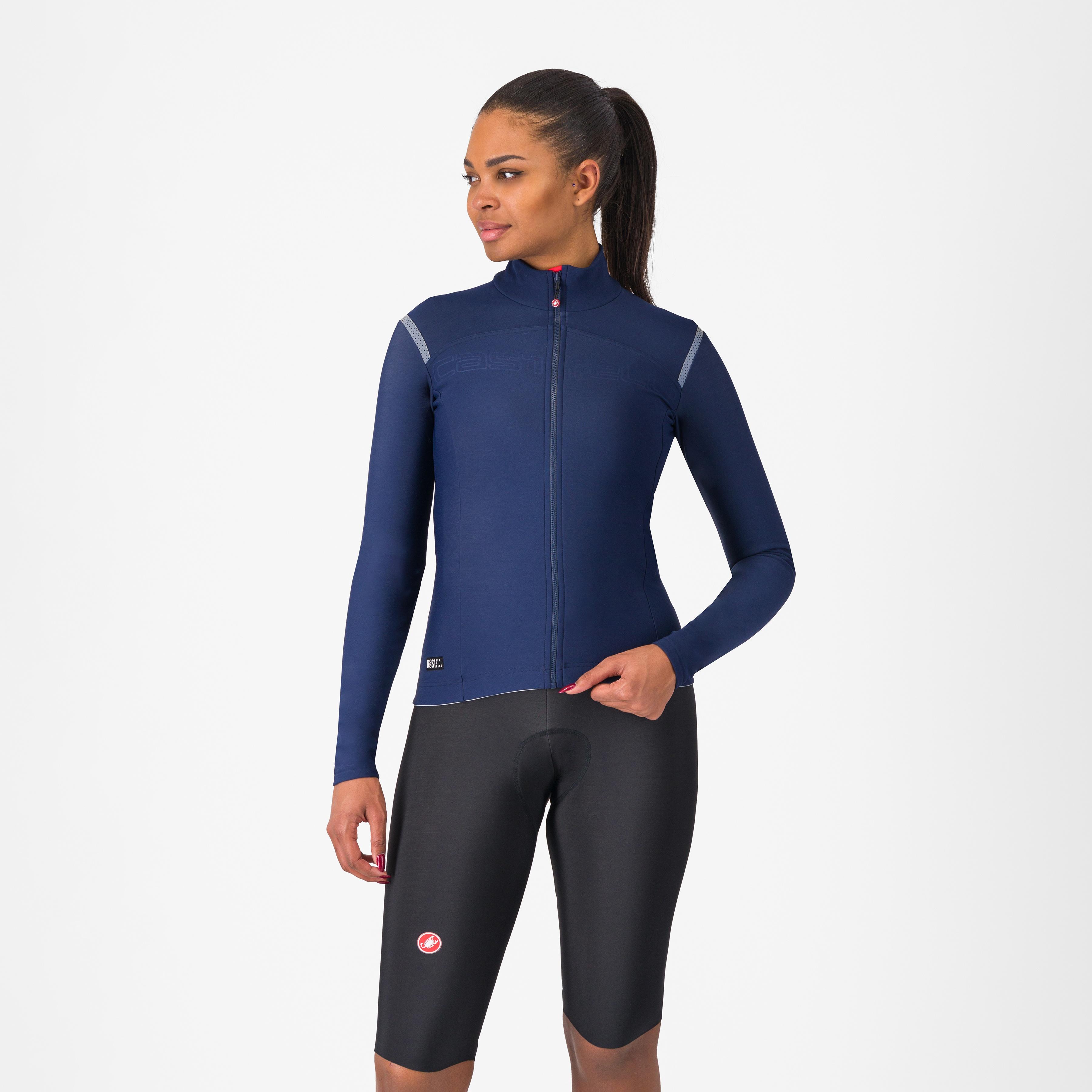 Cycling short for woman OMLOOP THERMAL W DT BIBSHORT - Castelli