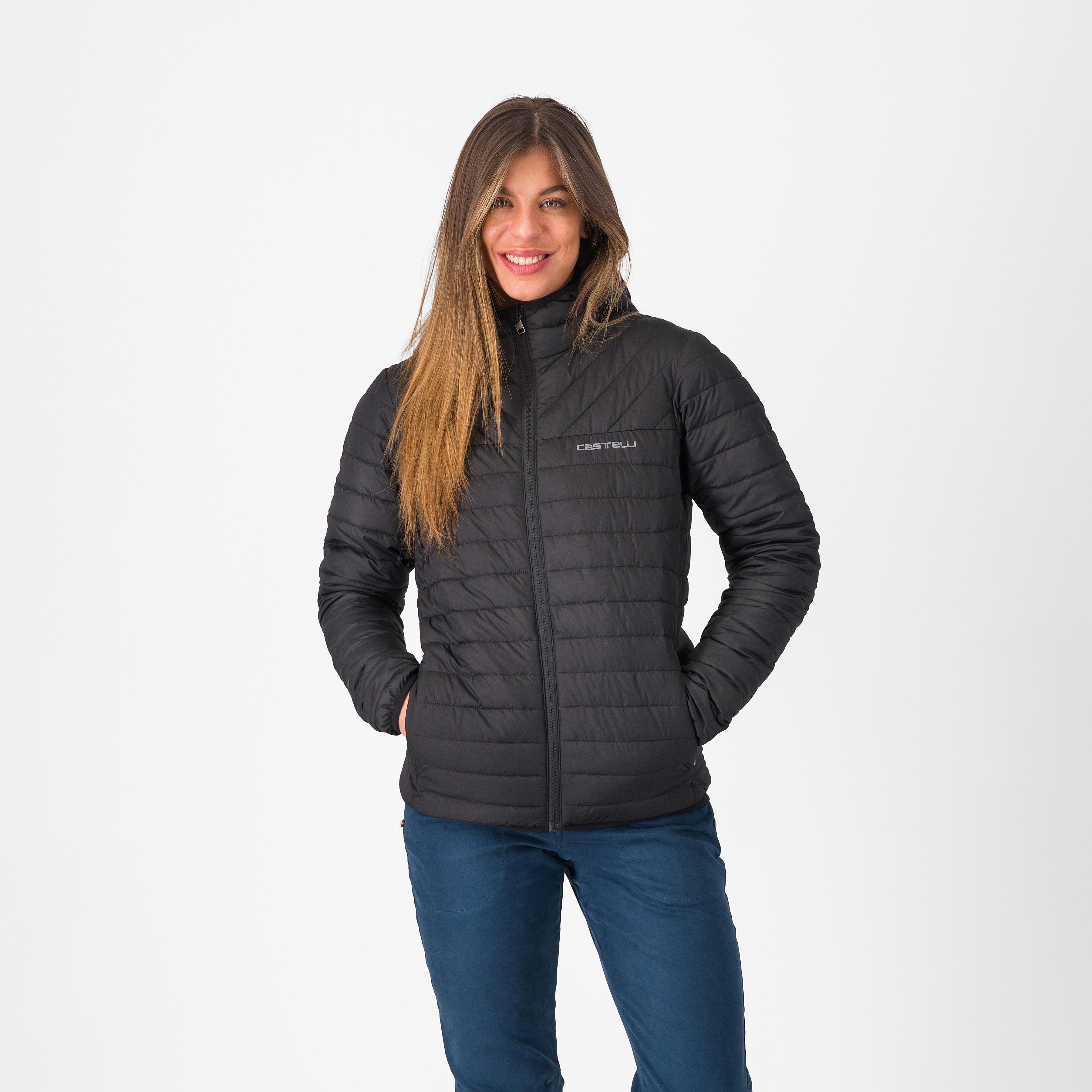 Classico w puffy jacket - black - castelli