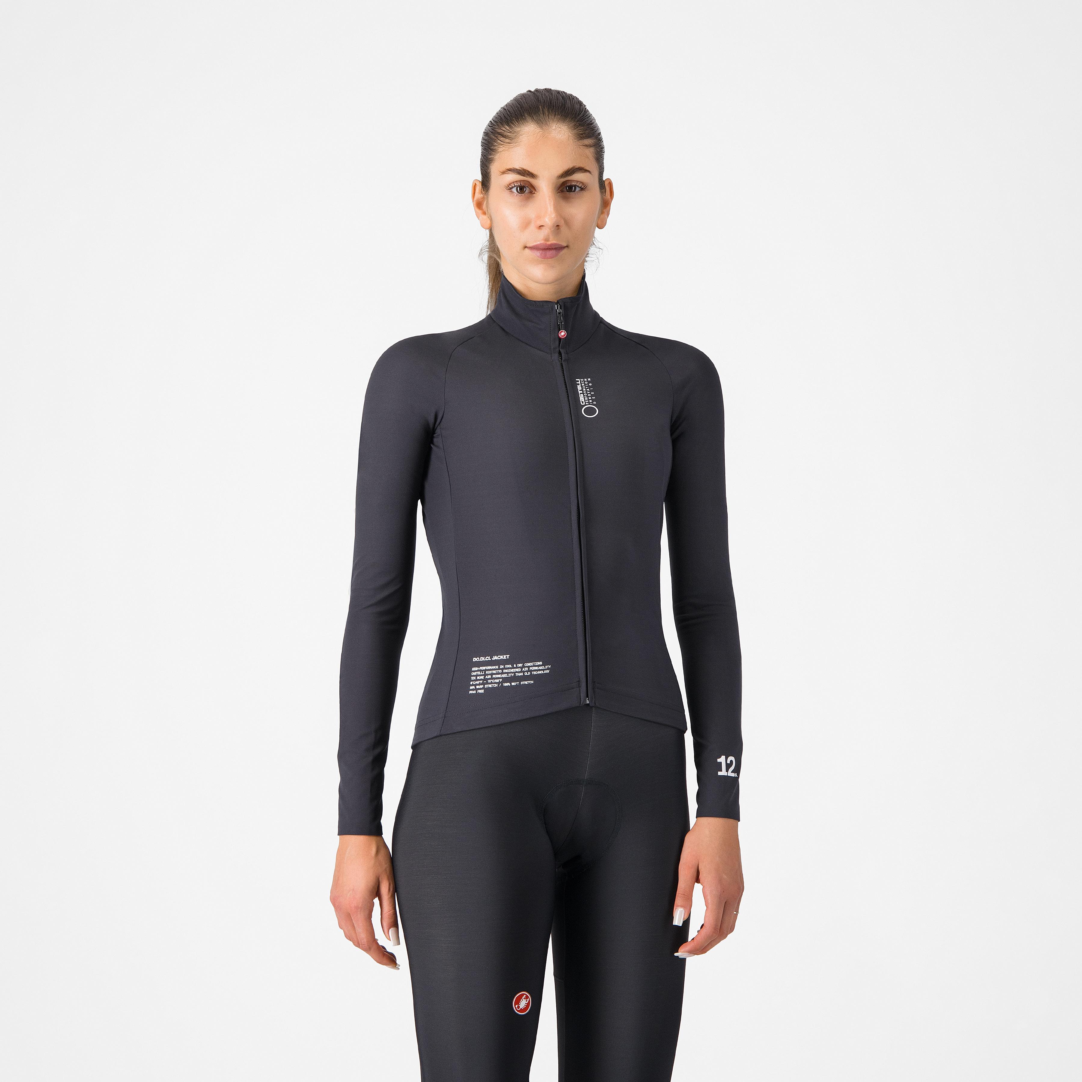 Do.di.ci. w jacket - light black - castelli
