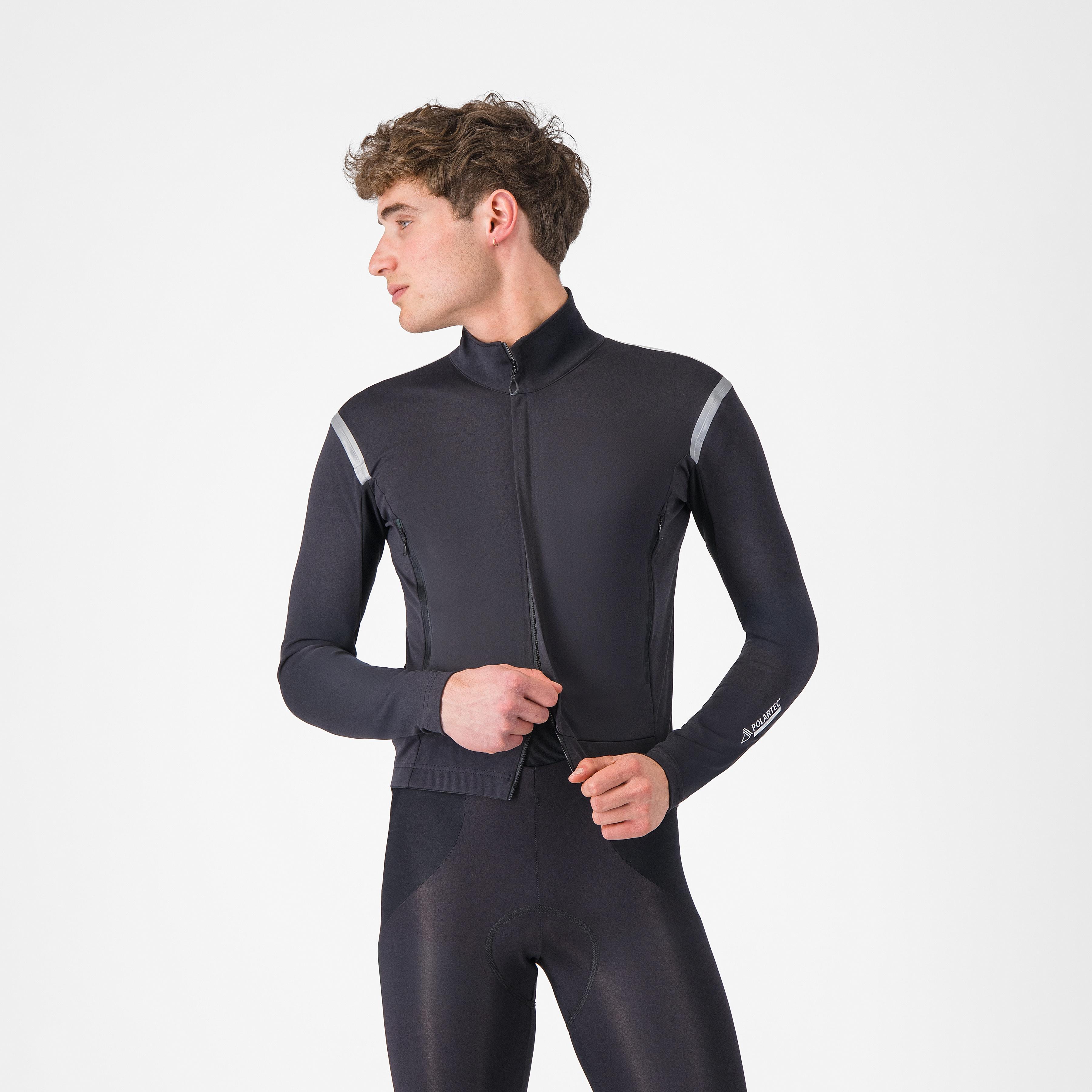 Perfetto ros 3 jacket - light black/silver reflex - castelli