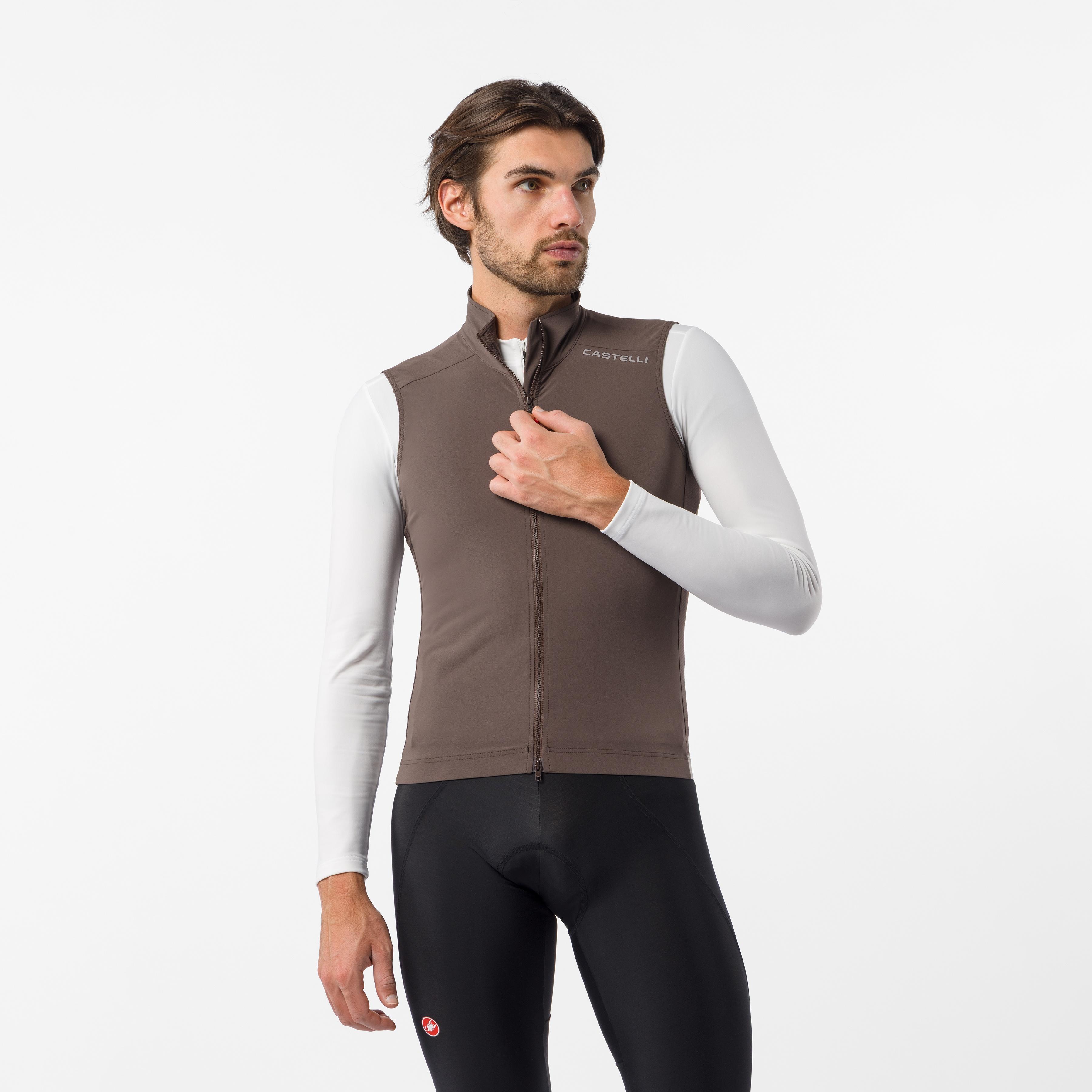 K*a様 Castelli グレー ジレ メンズ サイクルベスト | Castelli Cycling