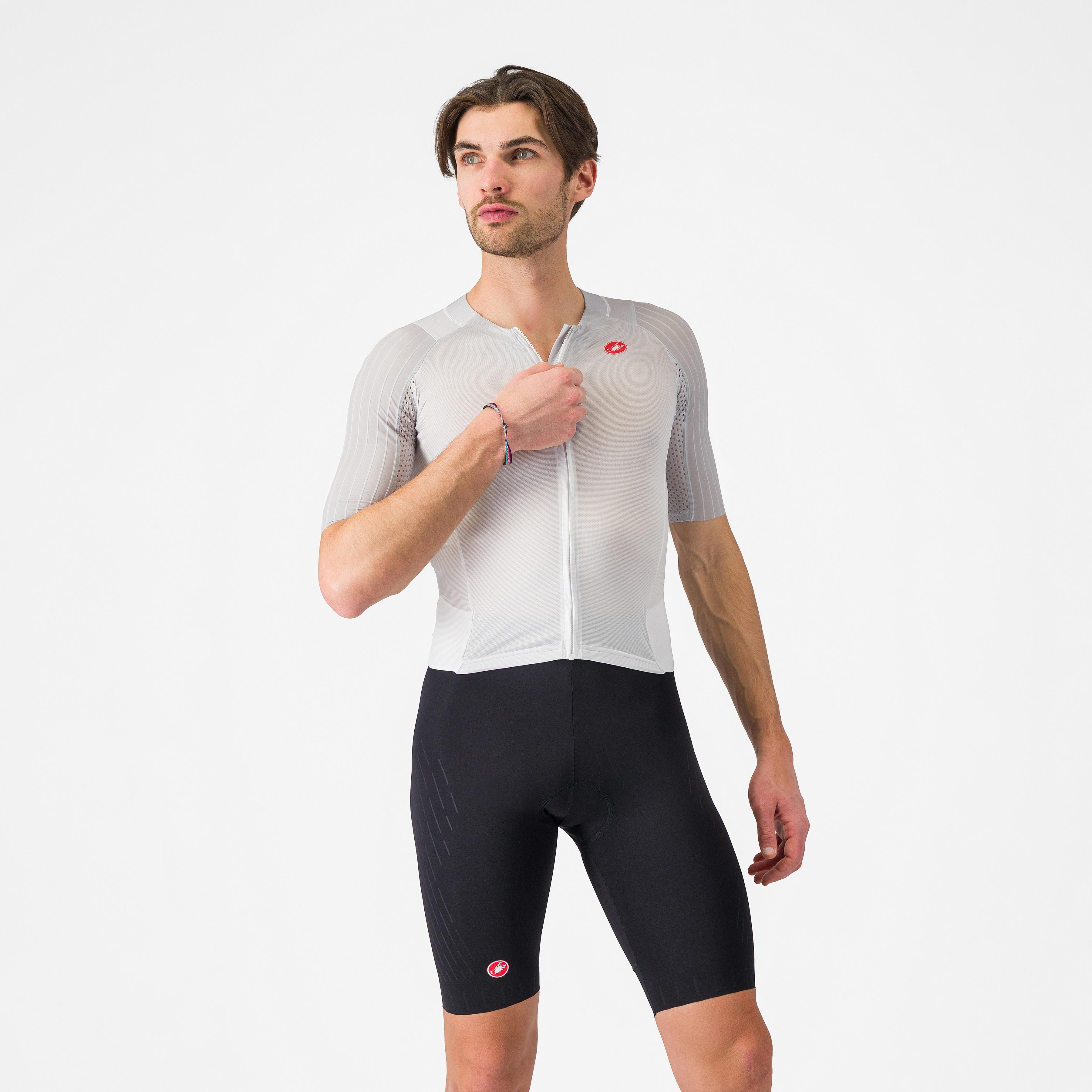 Free sanremo 3 suit short sleeve - white/black - castelli
