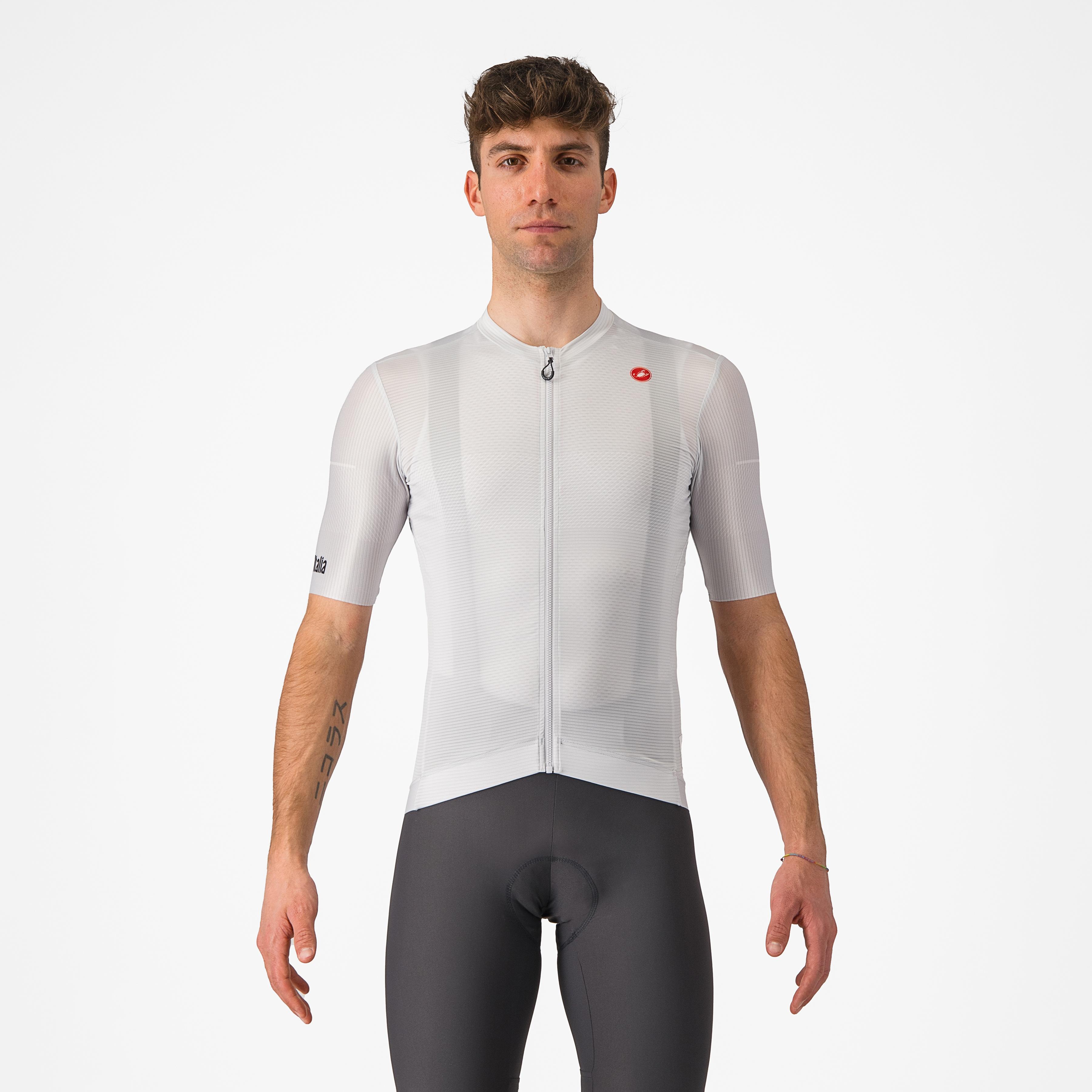 #giro trofeo jersey - grigio argento - castelli