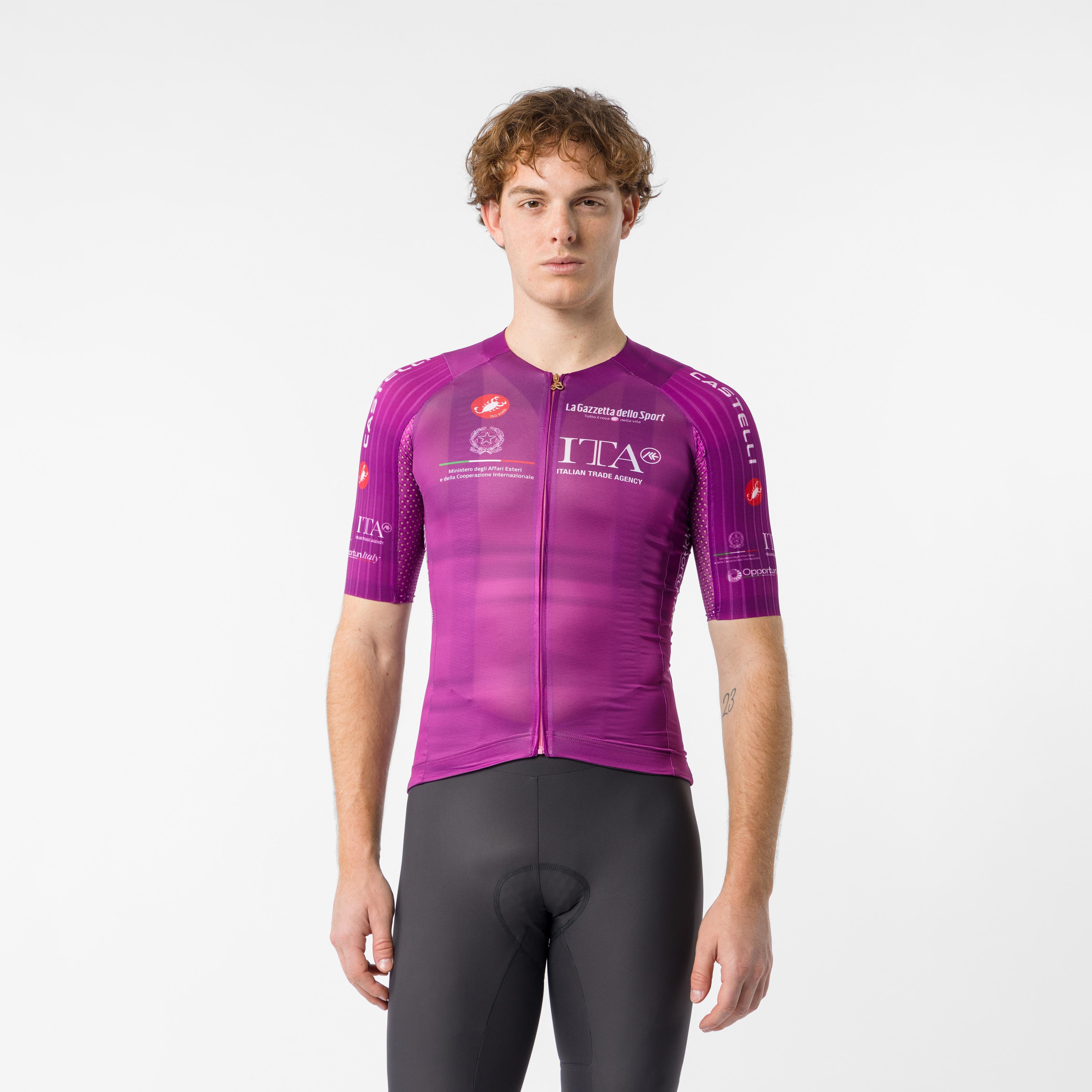 男性用サイクリングジャージ #GIRO109 RACE 8S JERSEY - Castelli Cycling