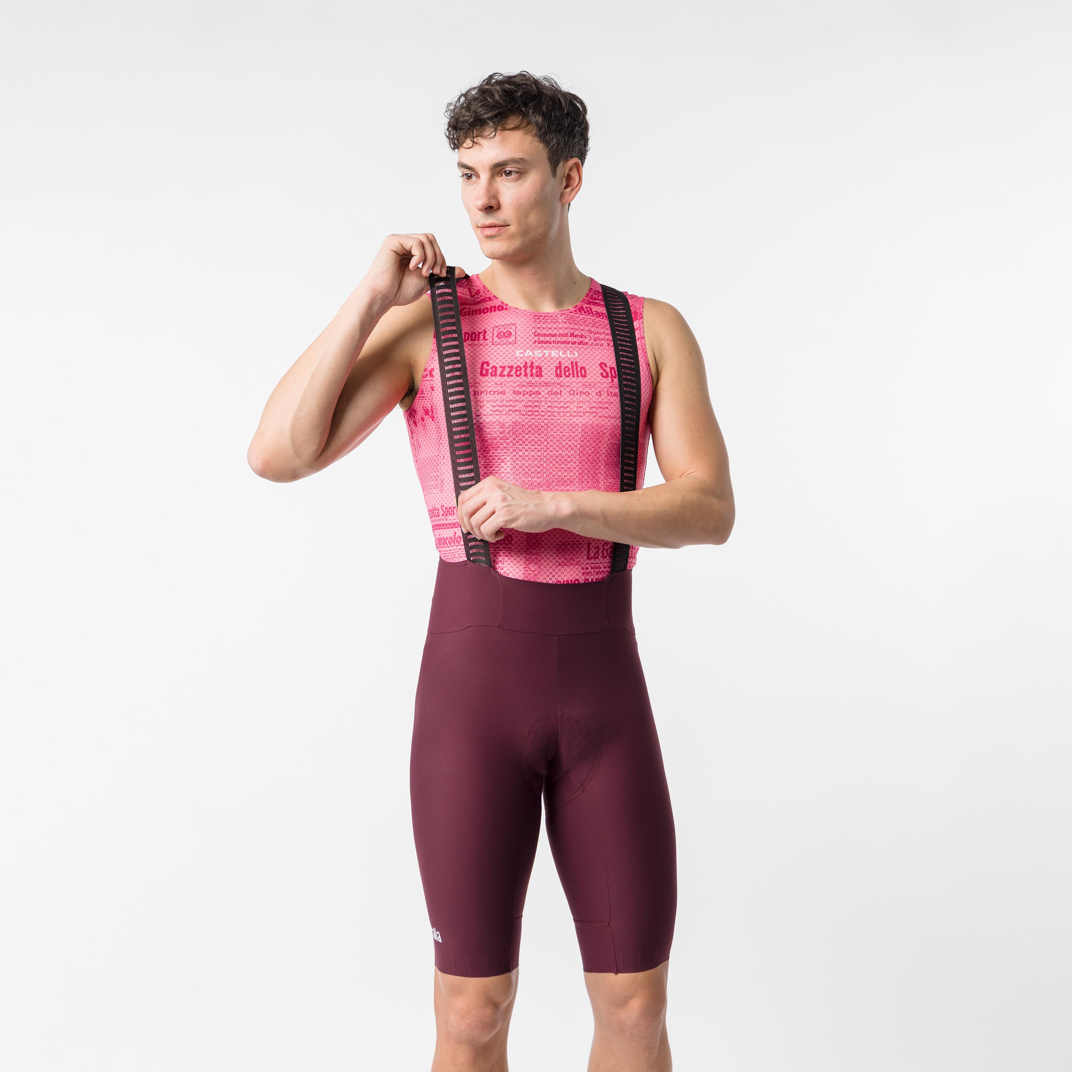 #giro trofeo 2 bibshort - deep bordeaux - castelli