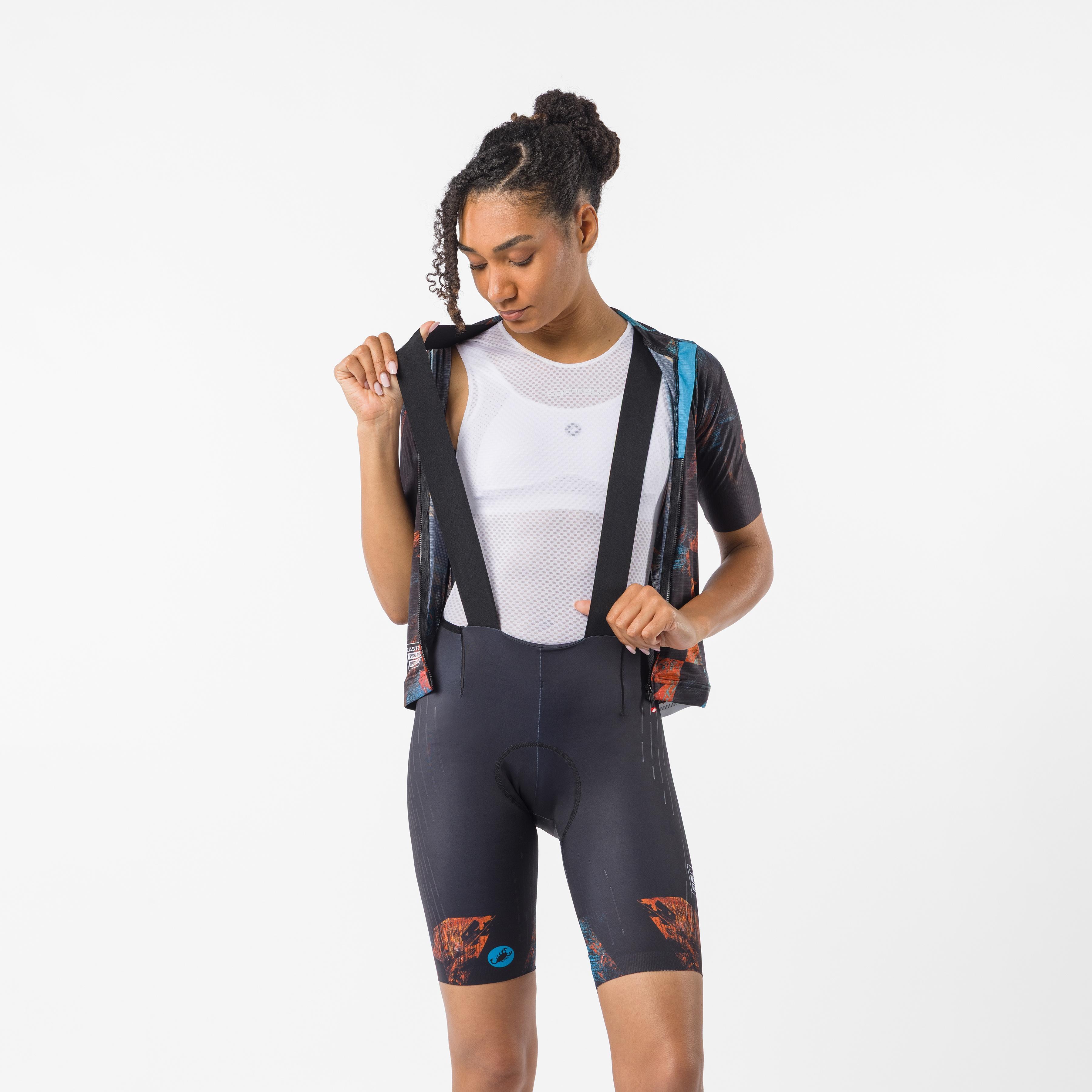 Photofinish free aero race s w bibshort - black - castelli