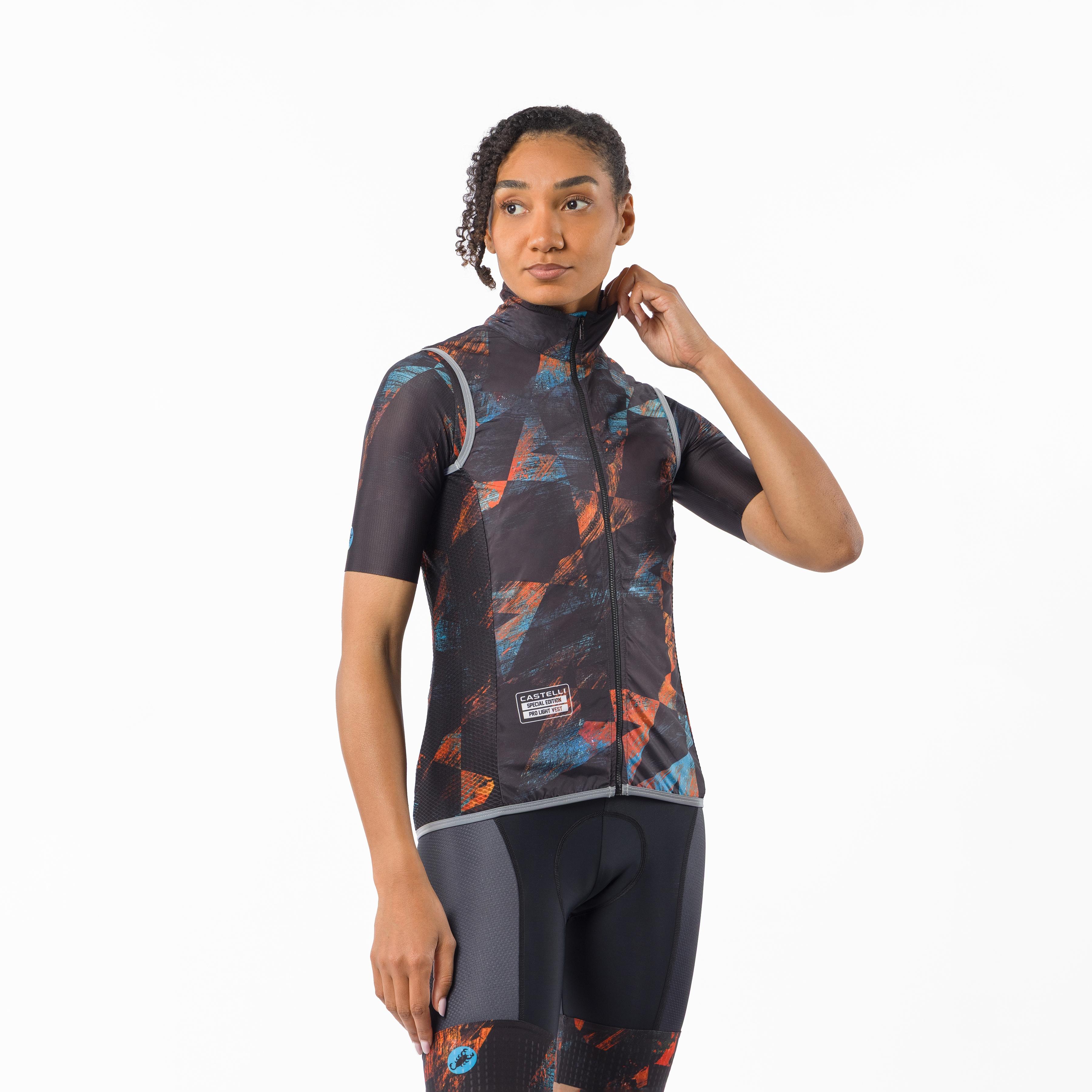 Photofinish pro light w wind vest limited edition - black zip - castelli