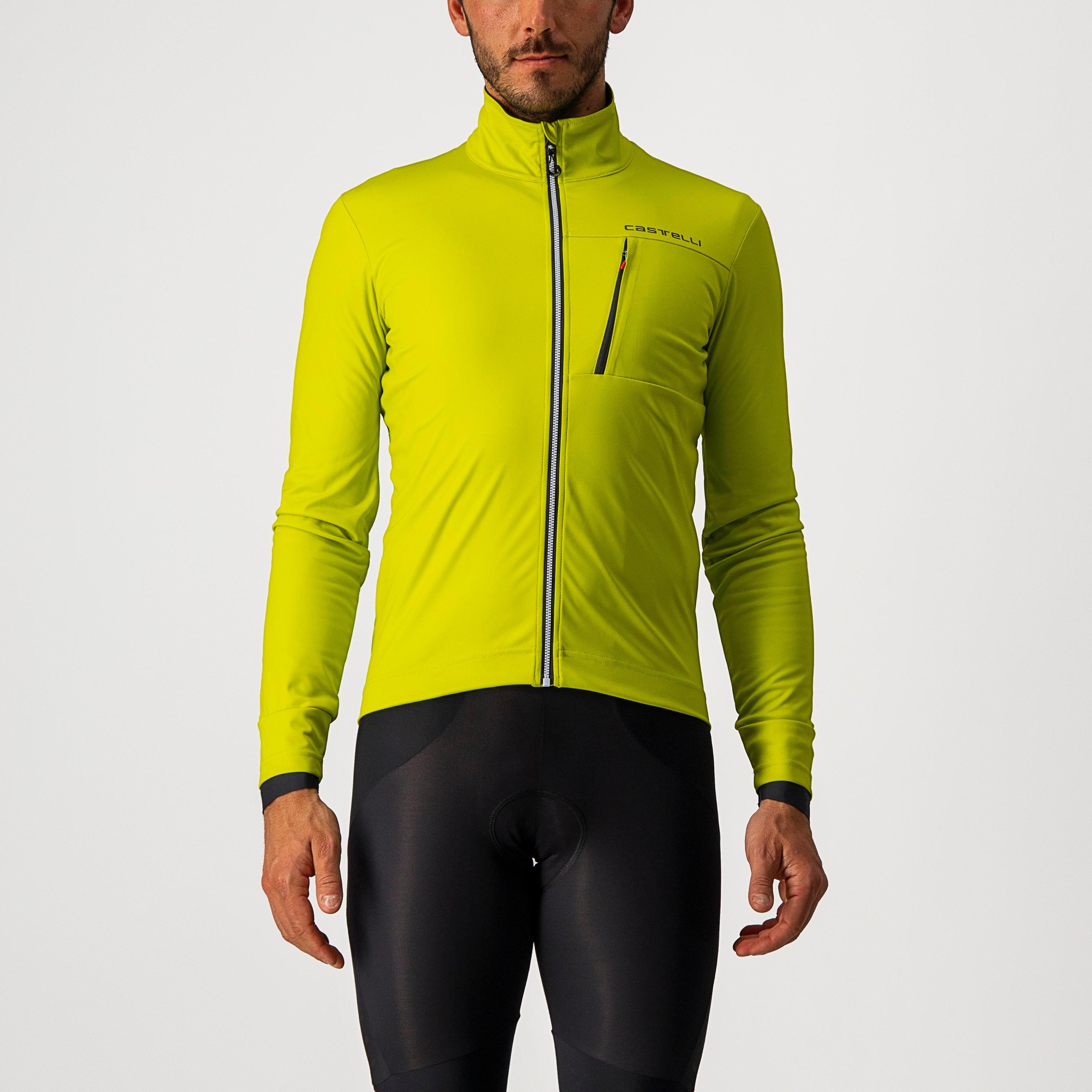 Go jacket - chartreuse/dark gray - castelli
